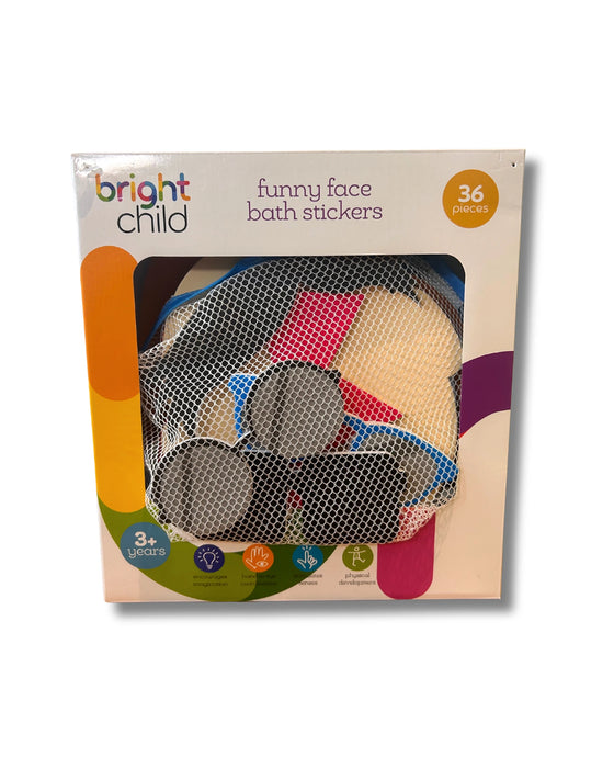 Bright Child Funny Face Bath Stickers