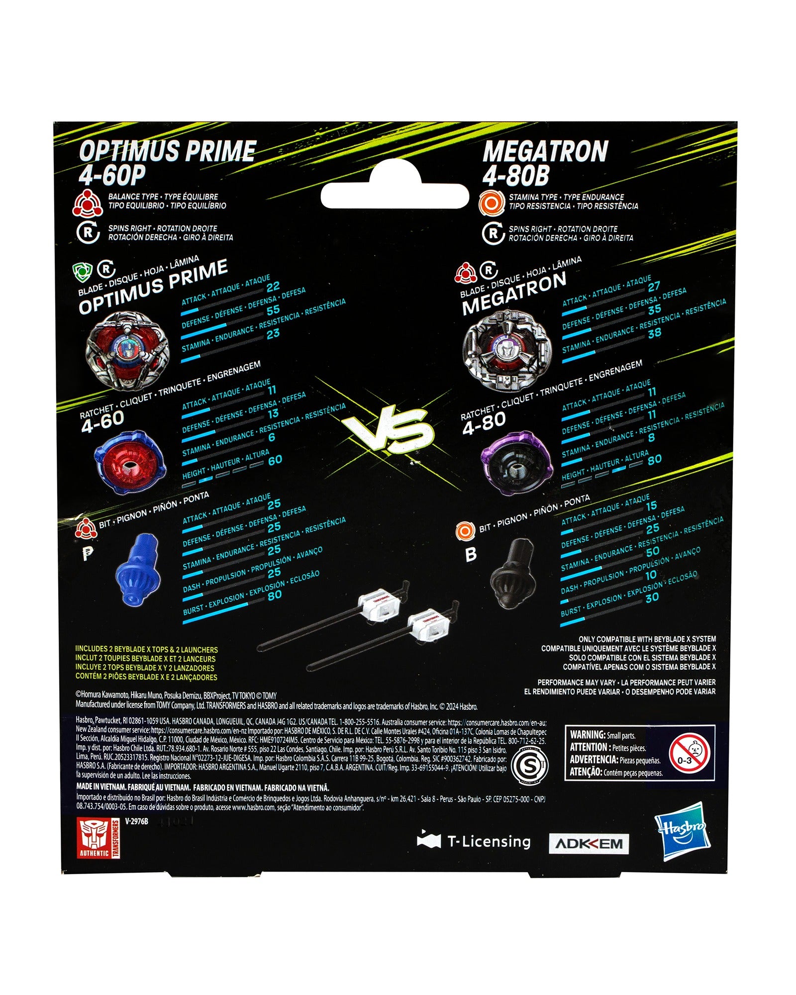 Beyblade X Transformers Collab Multipack - Assorted