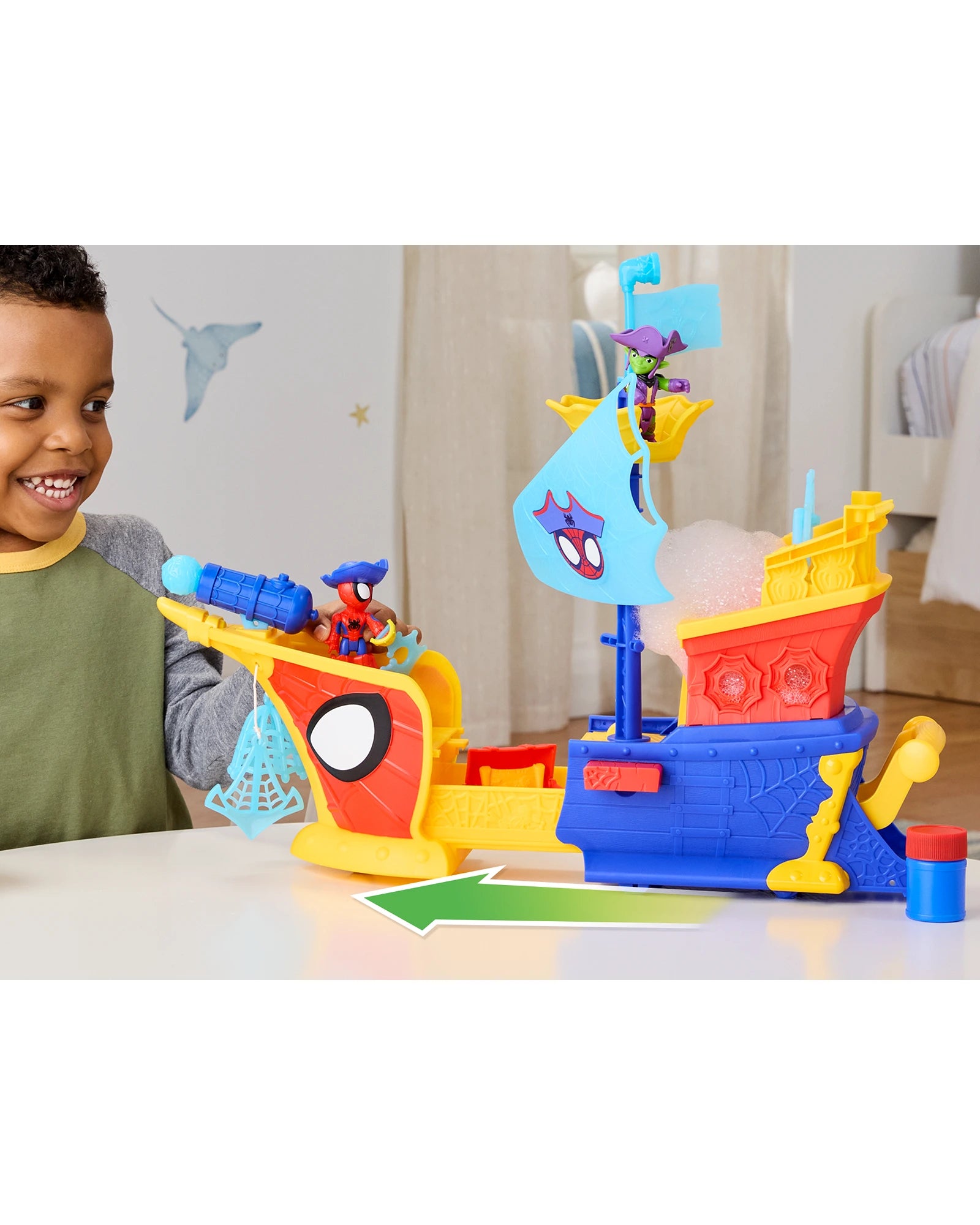 Spidey and Friends Webs Ahoy Bubble Ship