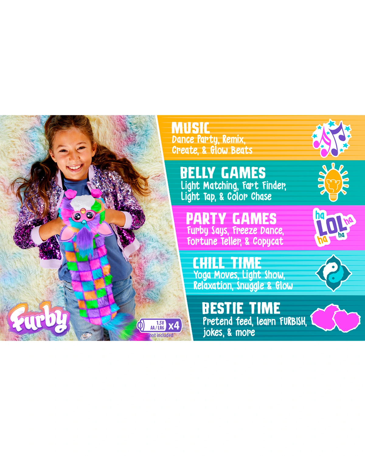 Fur Dj Furby Neon Star