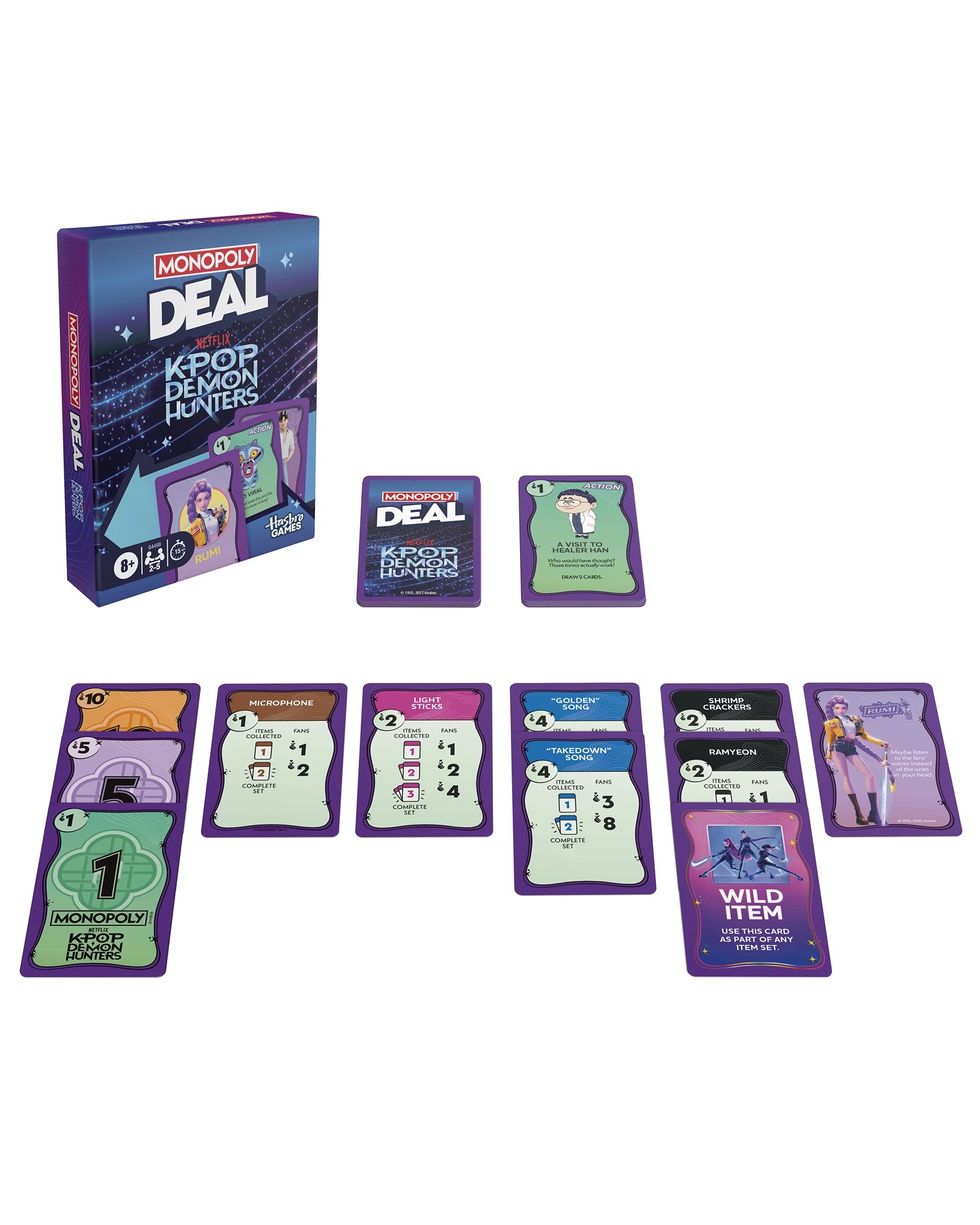 Monopoly Deal Kpop Demon Hunters