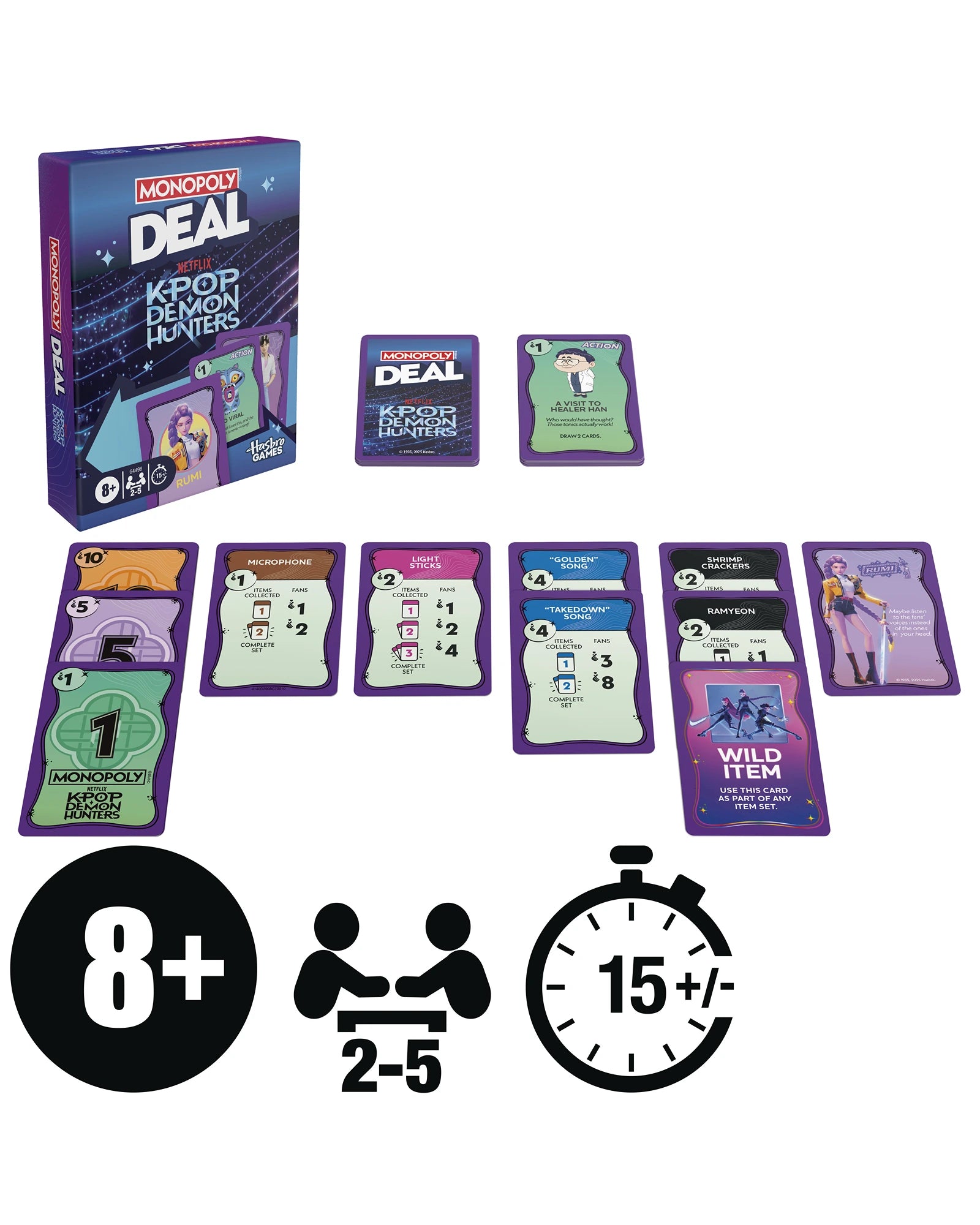 Monopoly Deal Kpop Demon Hunters