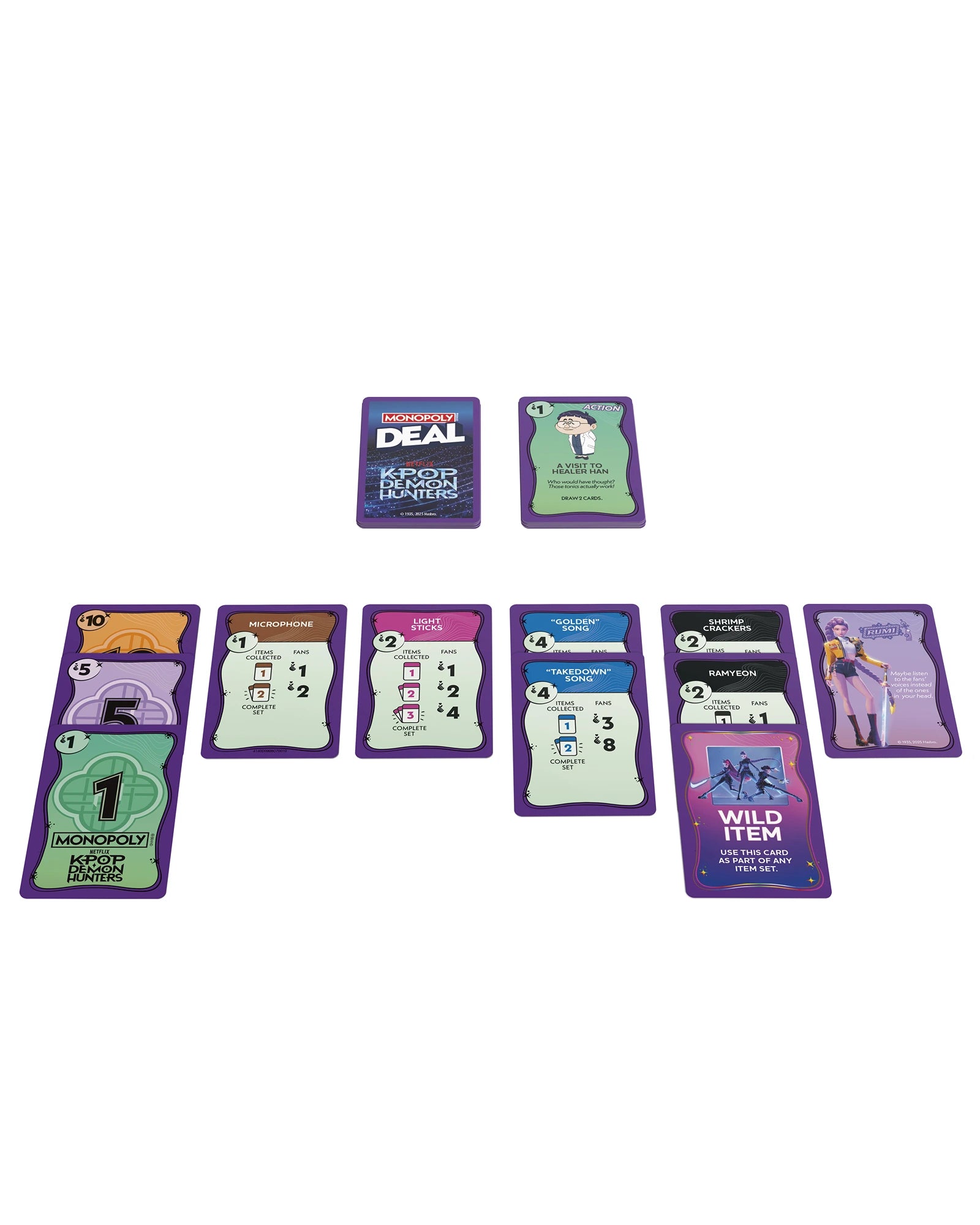 Monopoly Deal Kpop Demon Hunters