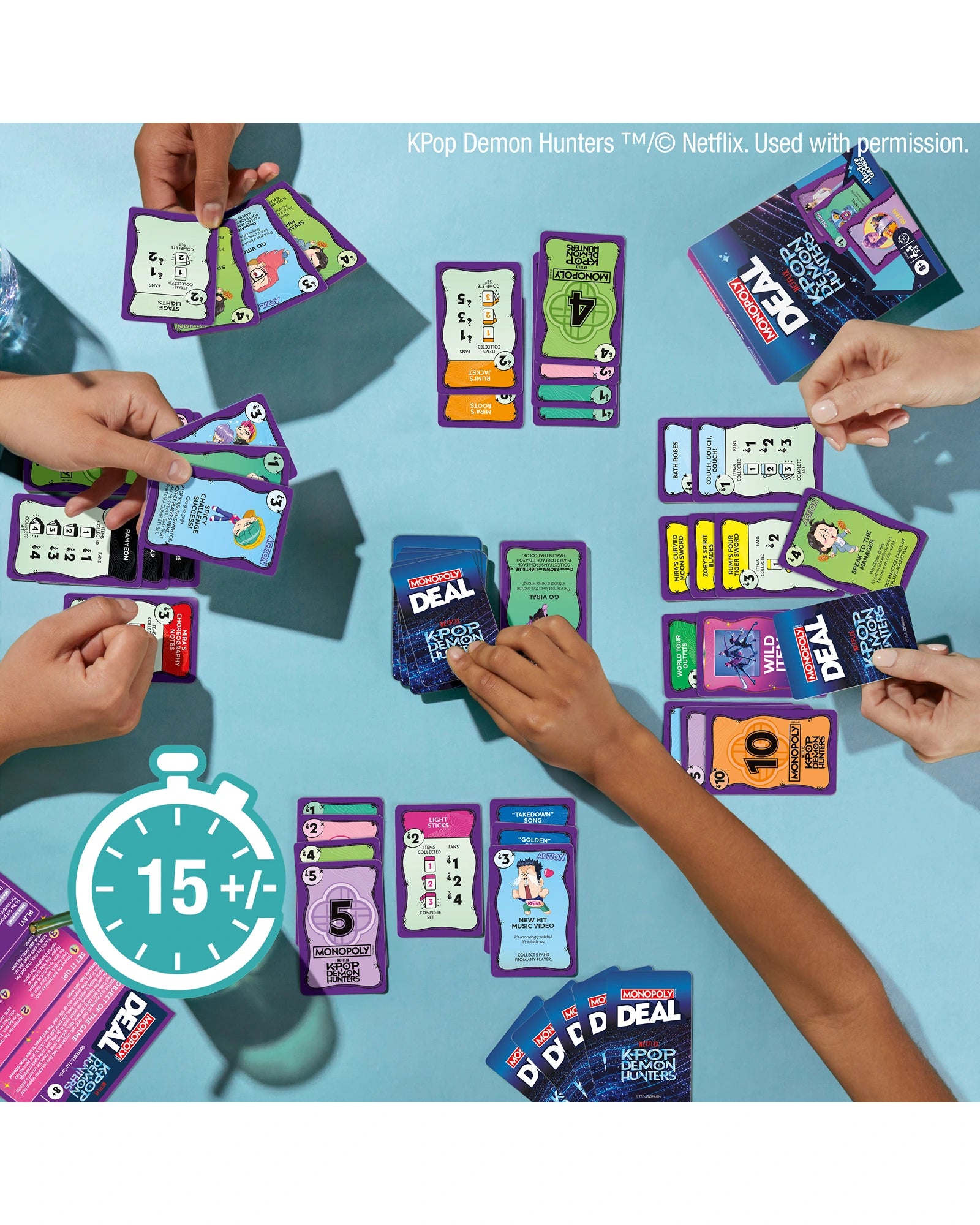 Monopoly Deal Kpop Demon Hunters