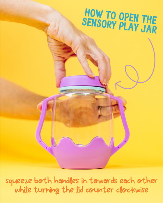 Jellystone Glo Pal Sensory Jar Purple