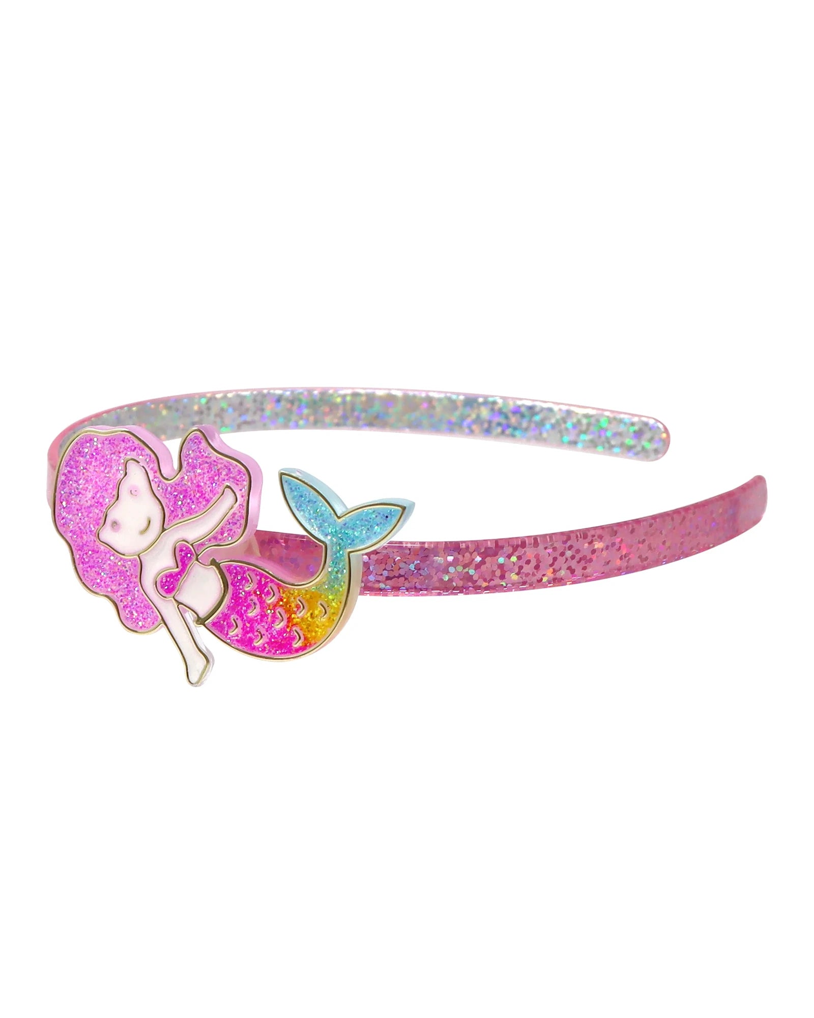 Pink Poppy Head Band Shimmering Mermaid
