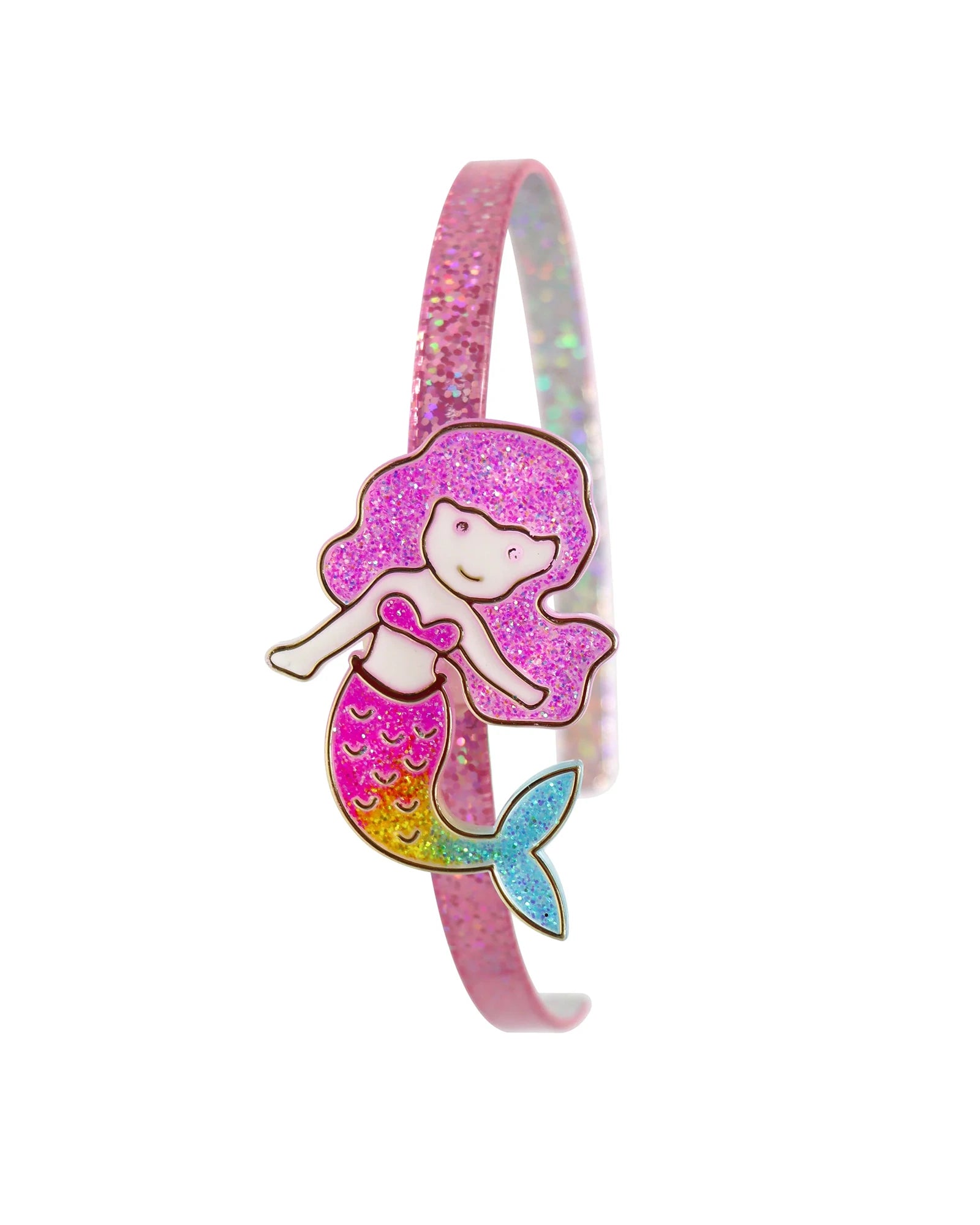 Pink Poppy Head Band Shimmering Mermaid