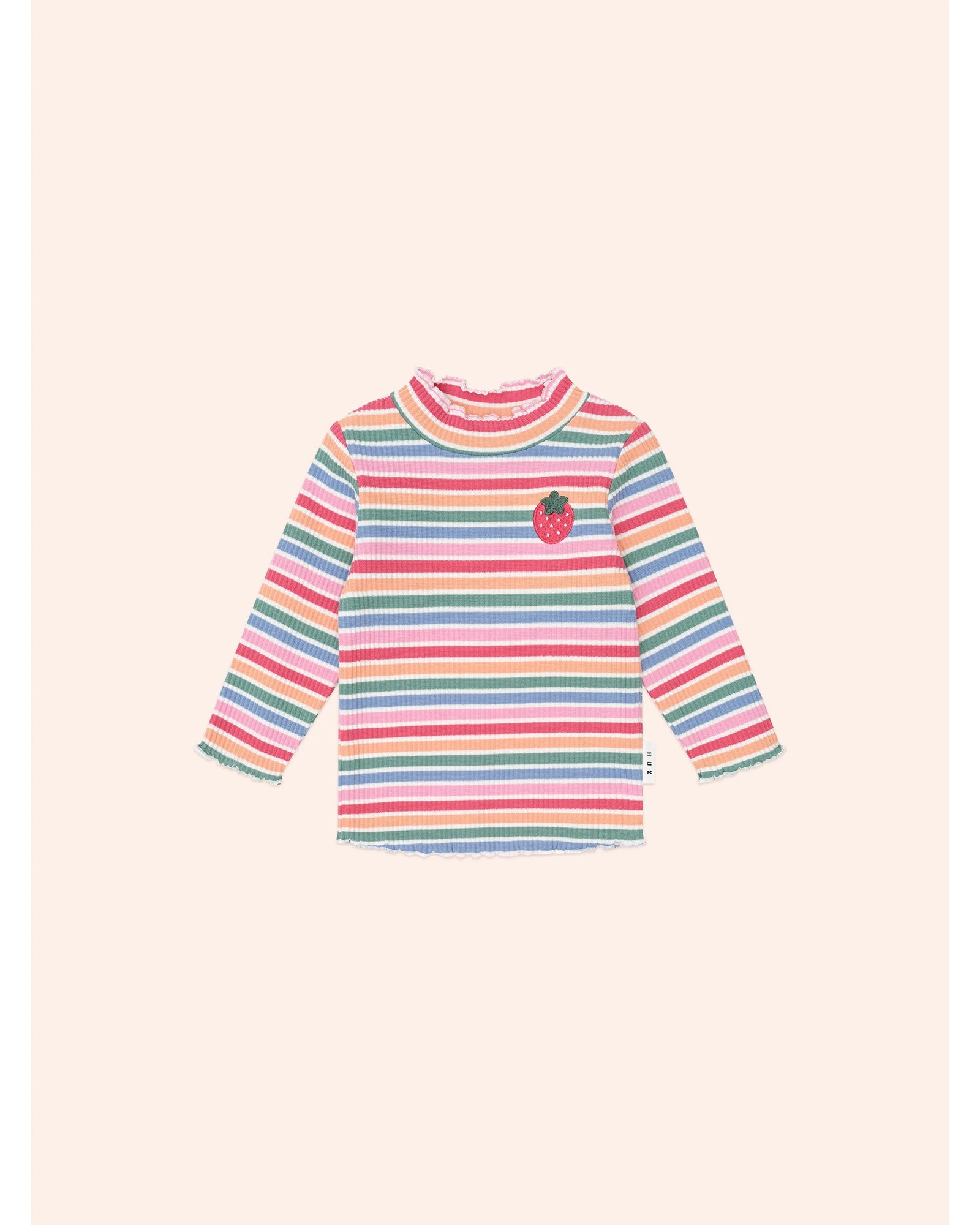 Tutti Frutti Stripe Rib Skivvy - Multi 1Yr