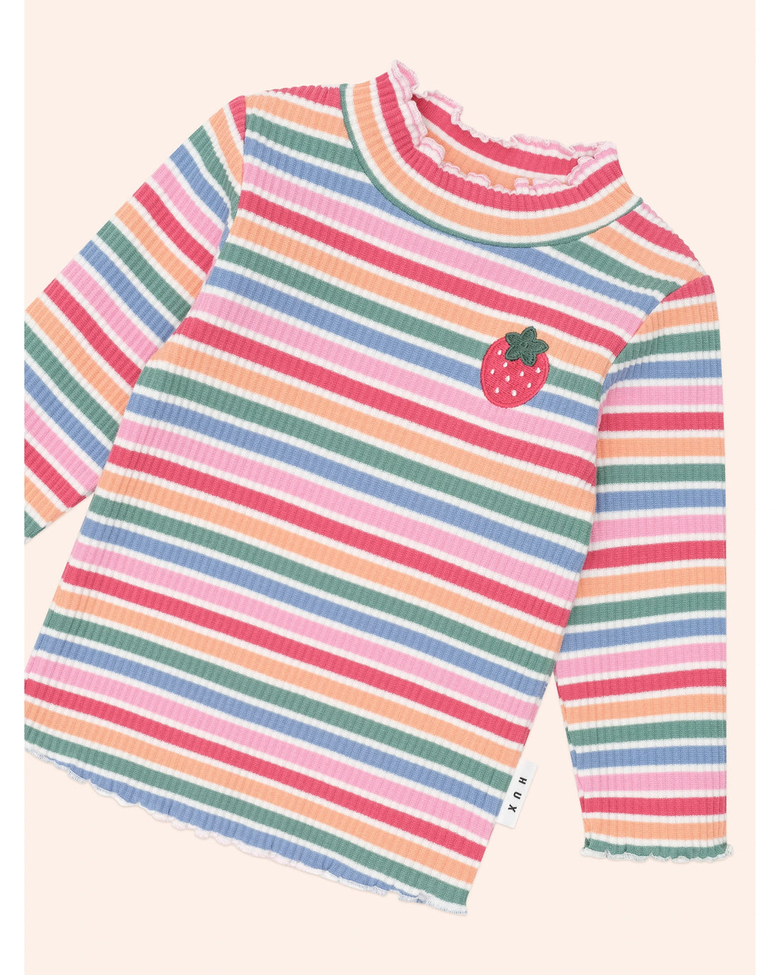 Tutti Frutti Stripe Rib Skivvy - Multi 1Yr