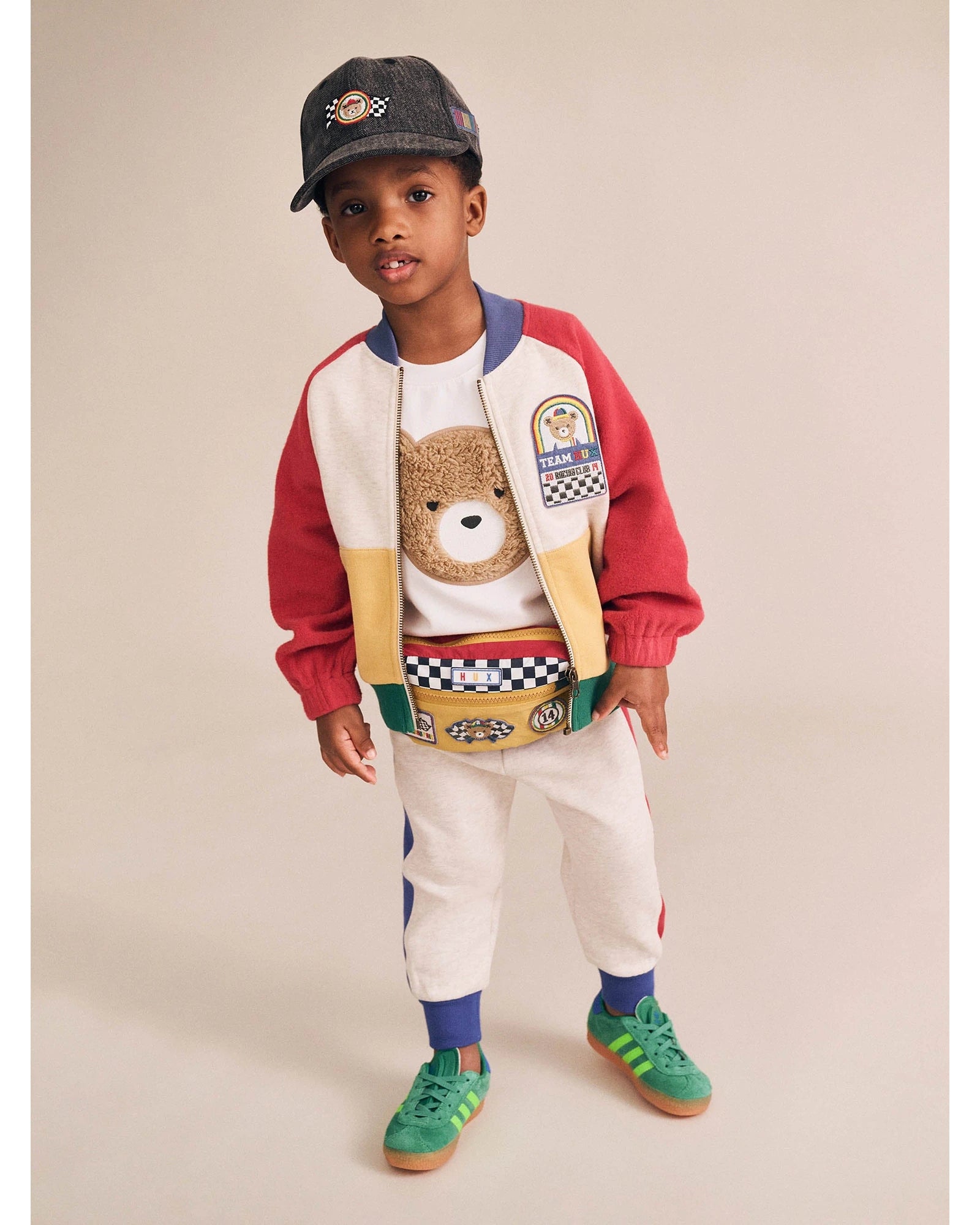 Colour Block Splice Trackpant - Multi