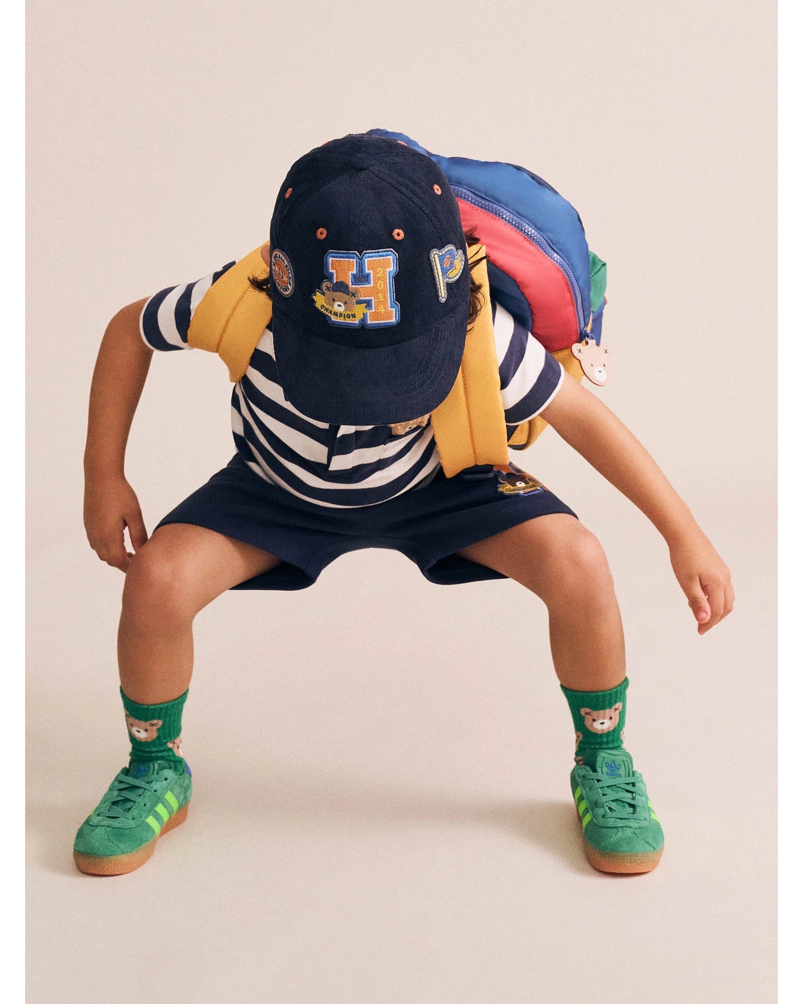 Collegiate Hux Cord Cap - Navy