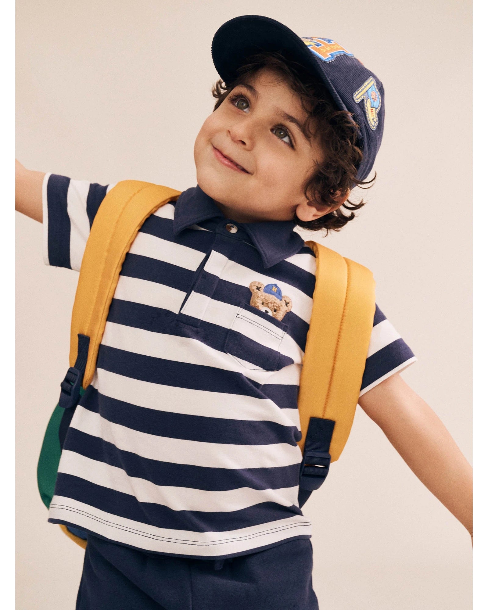 Collegiate Hux Cord Cap - Navy