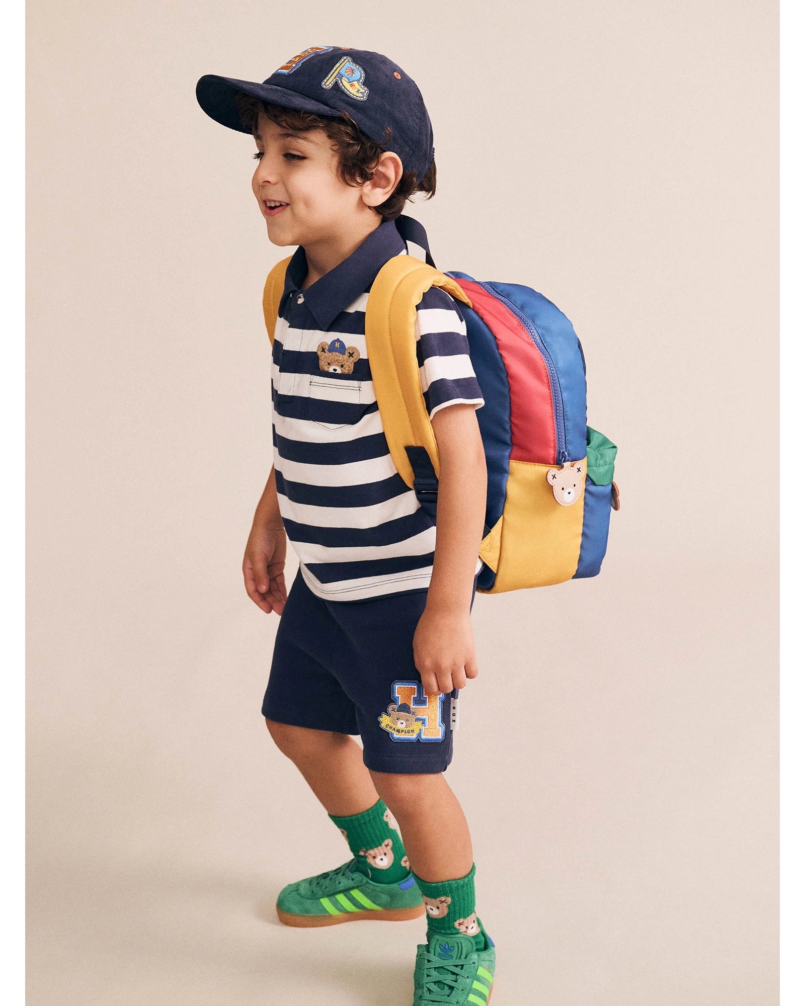 Collegiate Hux Cord Cap - Navy