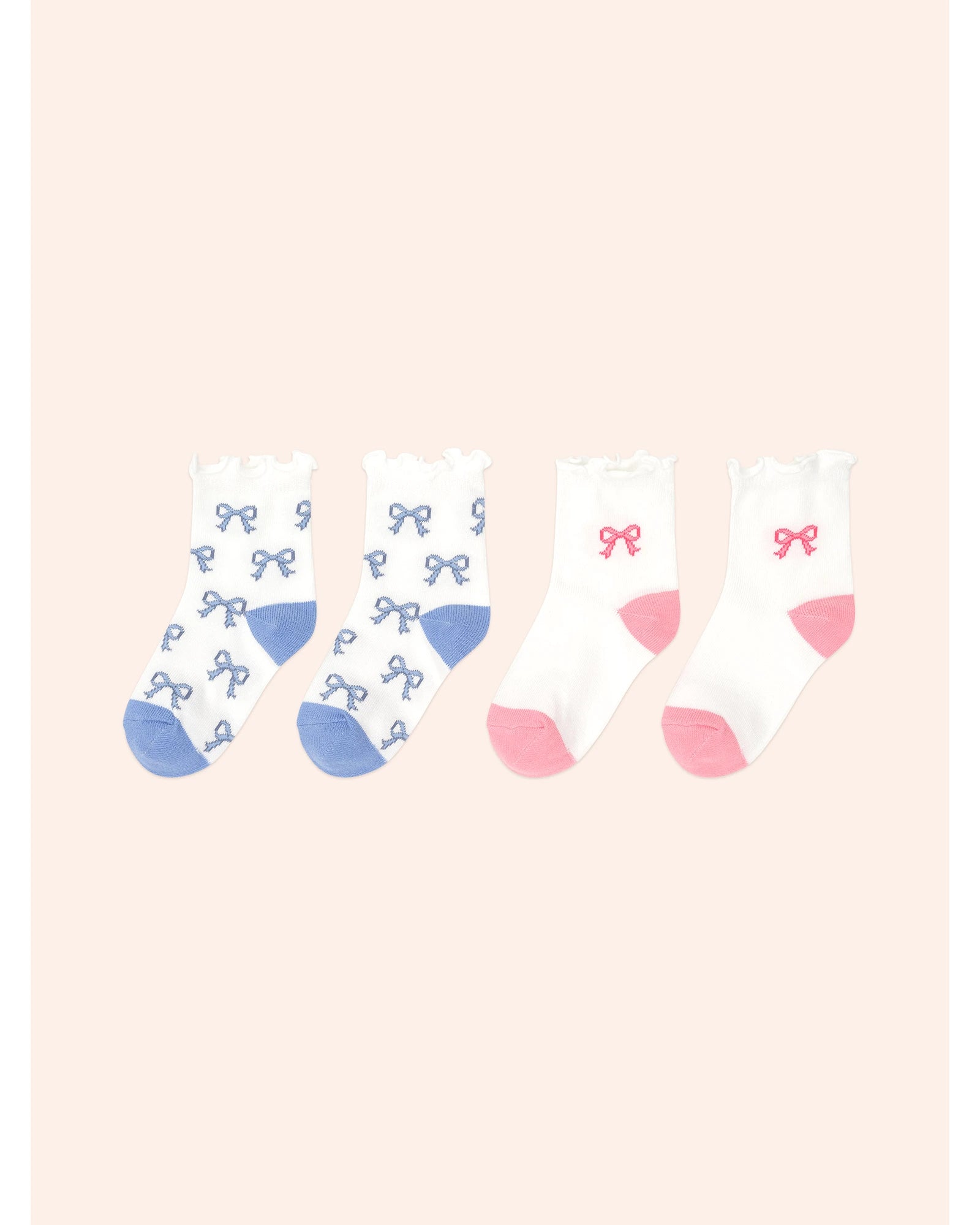 2Pk Frill Sock - Multi