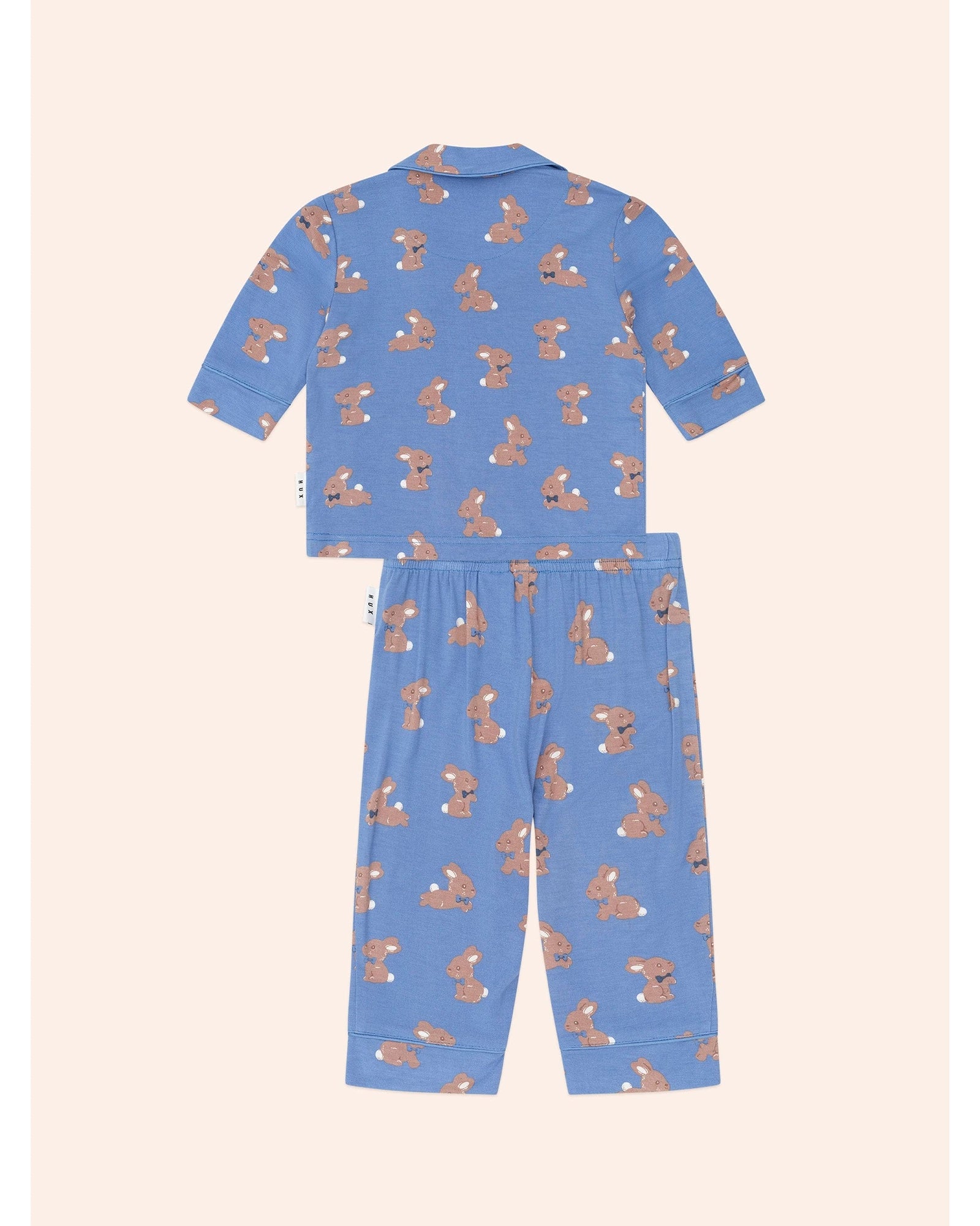 Vintage Blue Bunny Pj Set - Vintage Blue