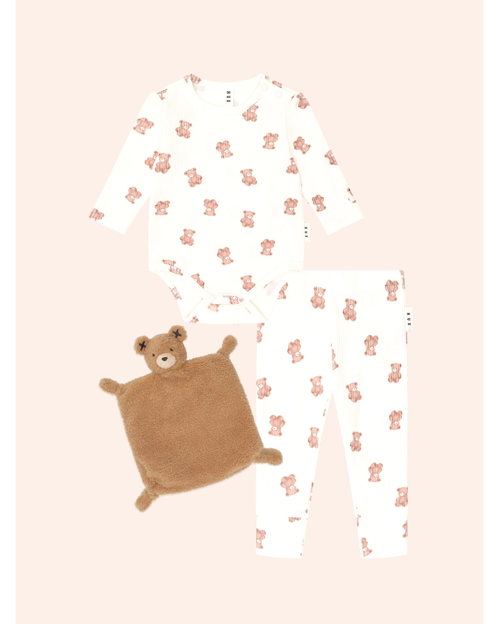 Beary Snuggly 3Pc Newborn Gift Set
