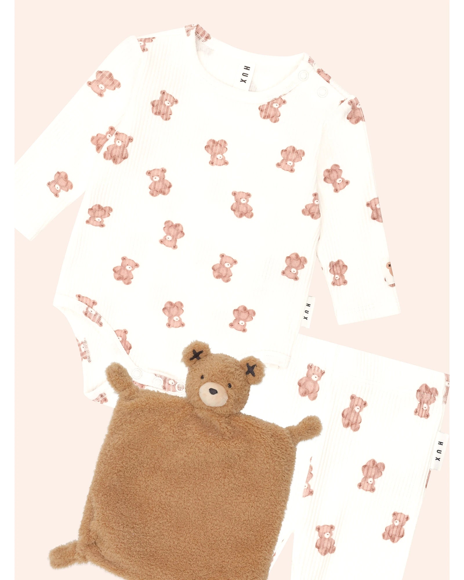 Beary Snuggly 3Pc Newborn Gift Set