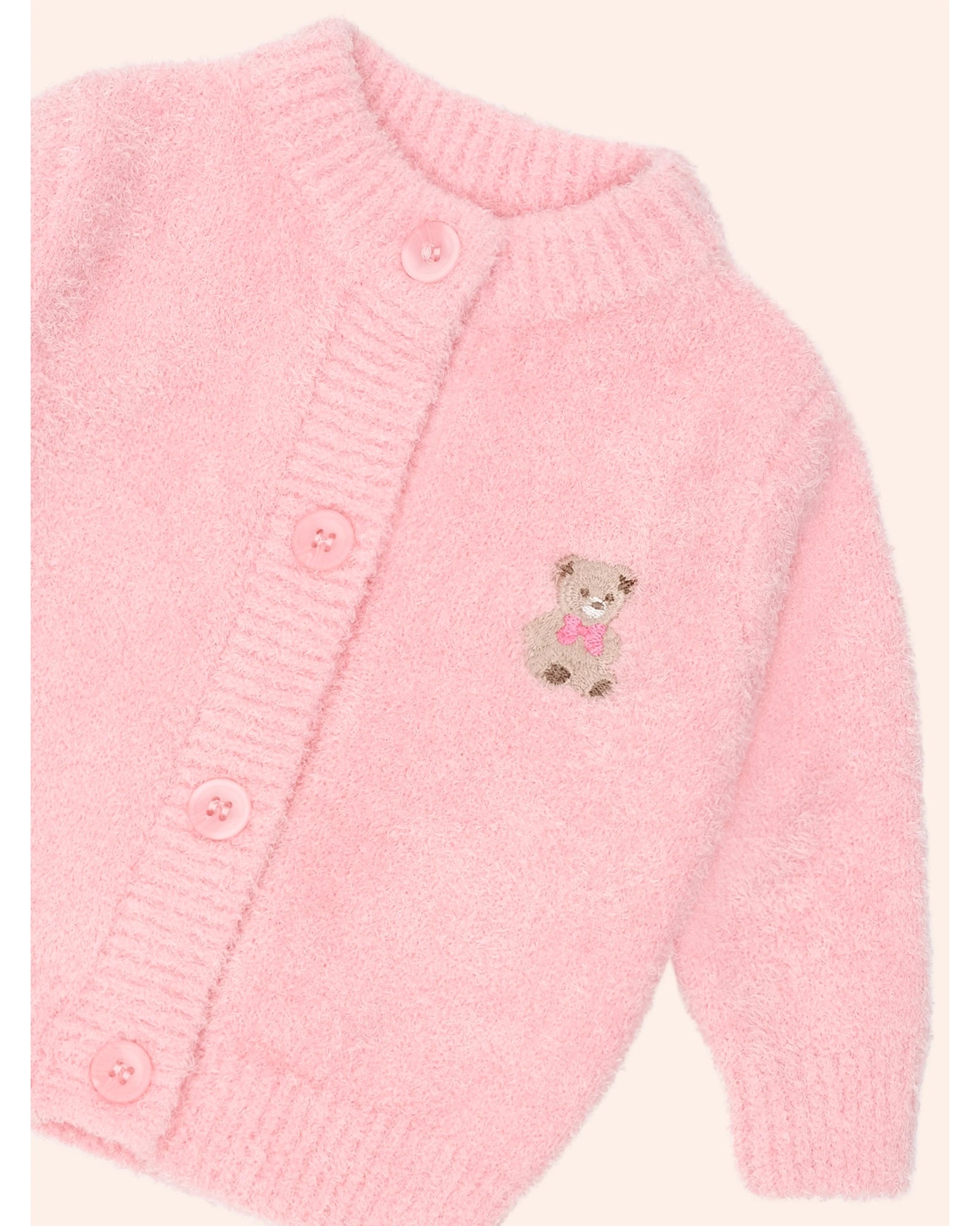 My First Hux Apricot 4Pc Boucle Newborn Set