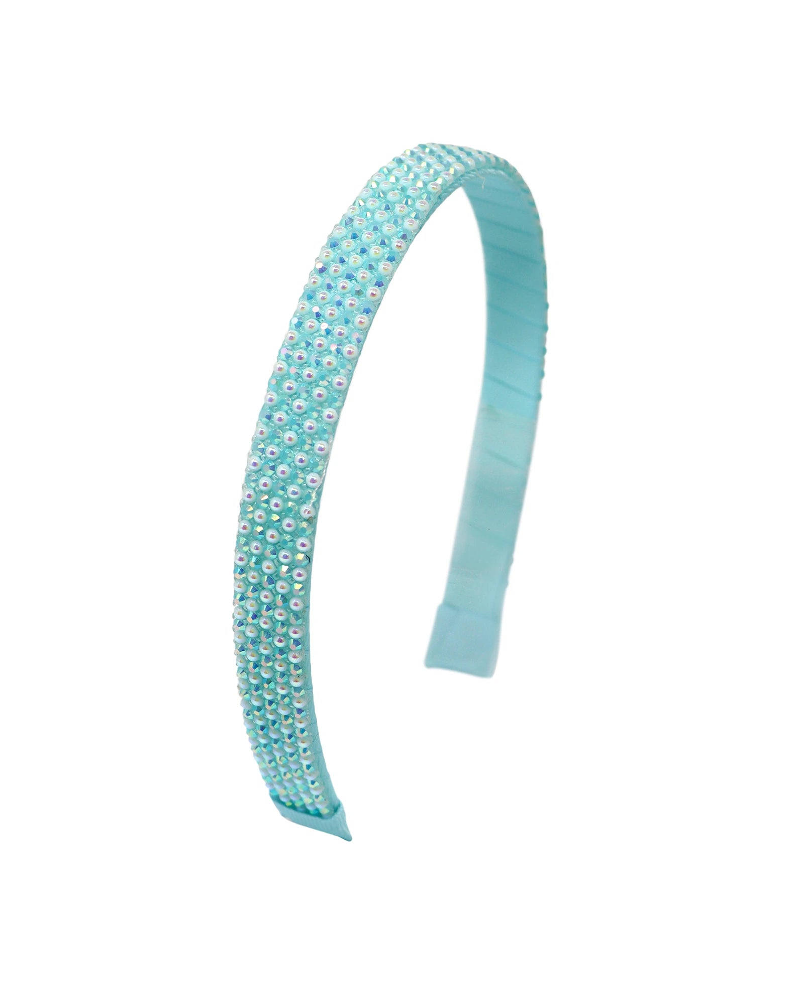 Pink Poppy Pearl Rhinestone Headband - Assorted