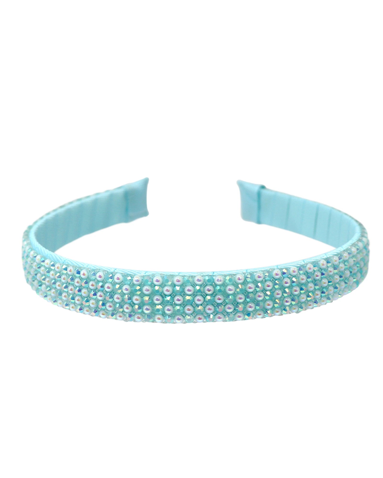 Pink Poppy Pearl Rhinestone Headband - Assorted