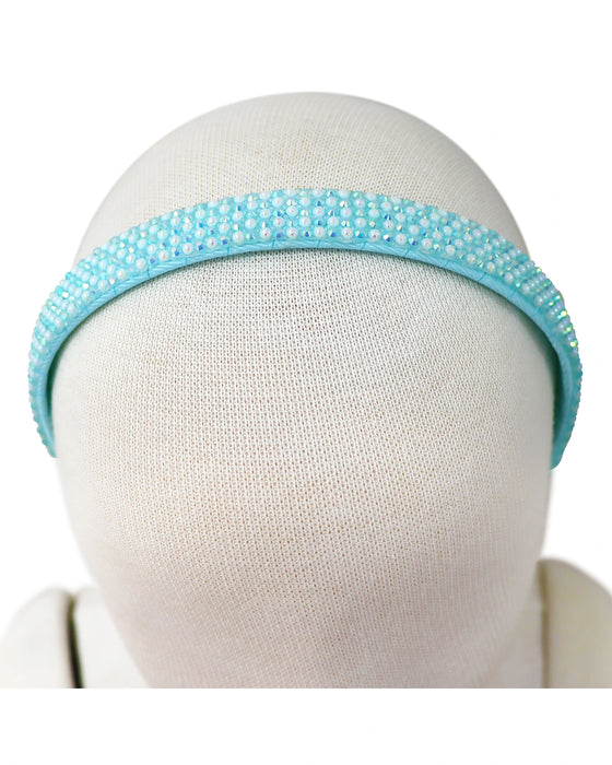 Pink Poppy Pearl Rhinestone Headband - Assorted