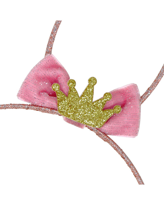 Pink Poppy Bunny Ears Easter Headband
