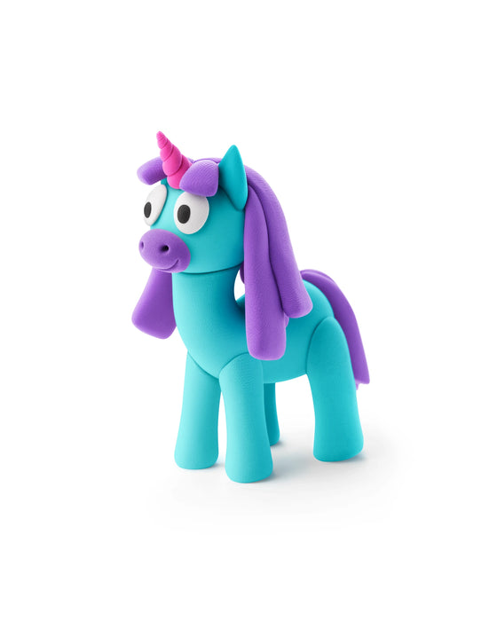 Hey Clay Rainbow Unicorns Set