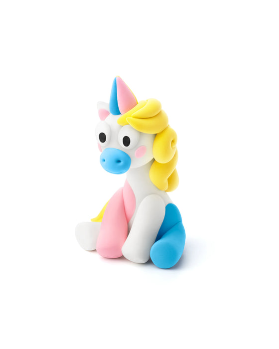 Hey Clay Rainbow Unicorns Set
