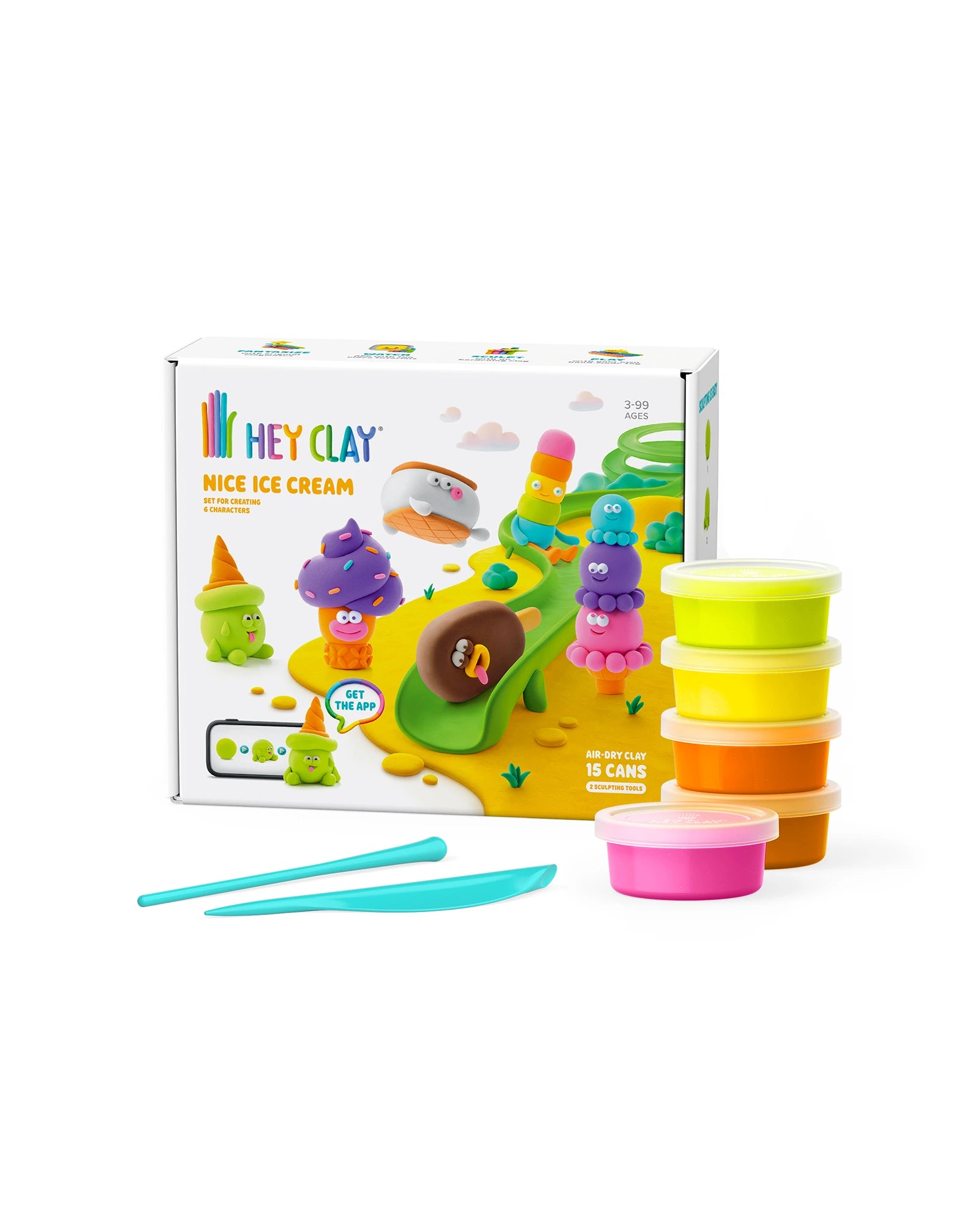 Hey Clay Nice Ice Cream Set