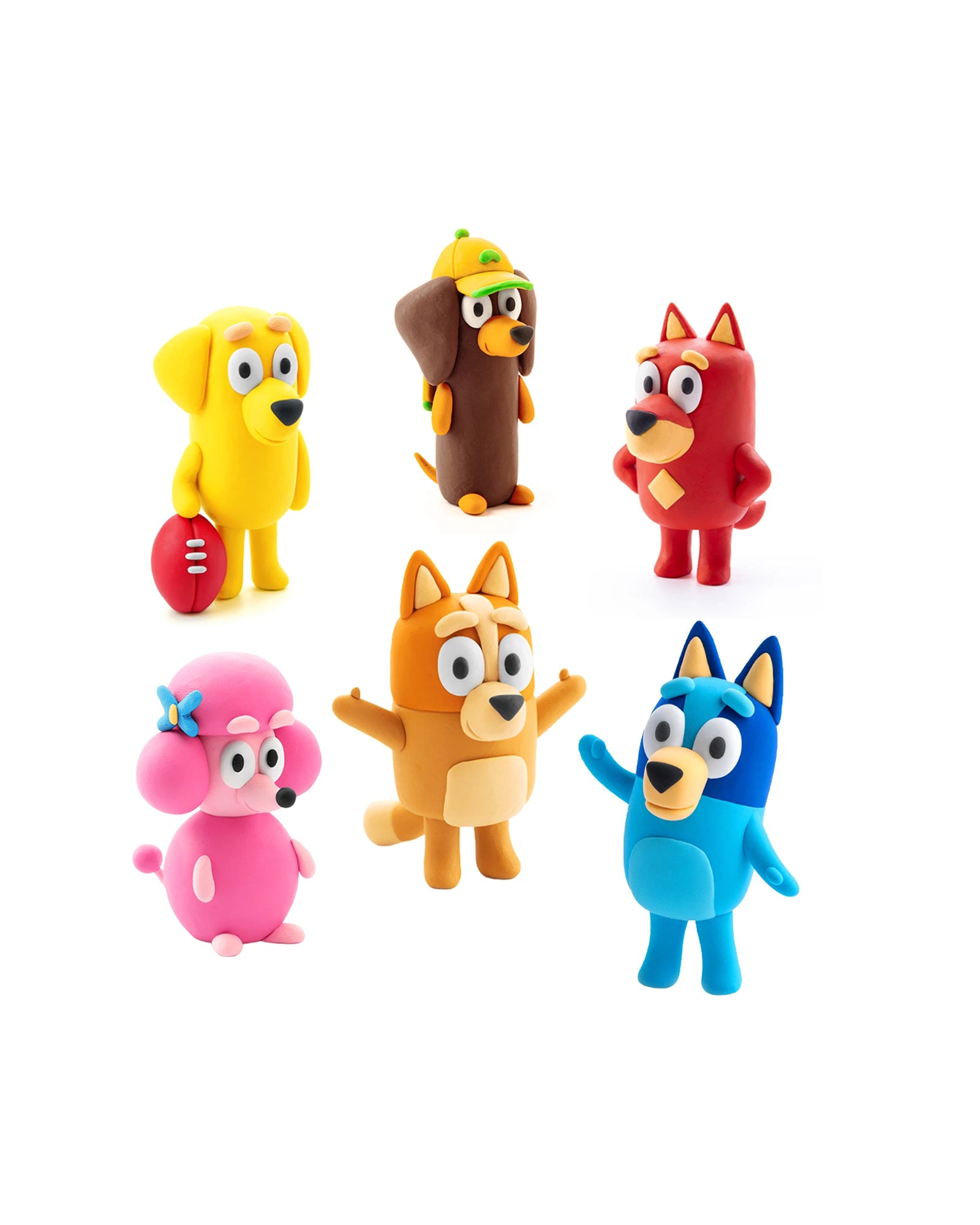 Hey Clay Bluey & Friends Set