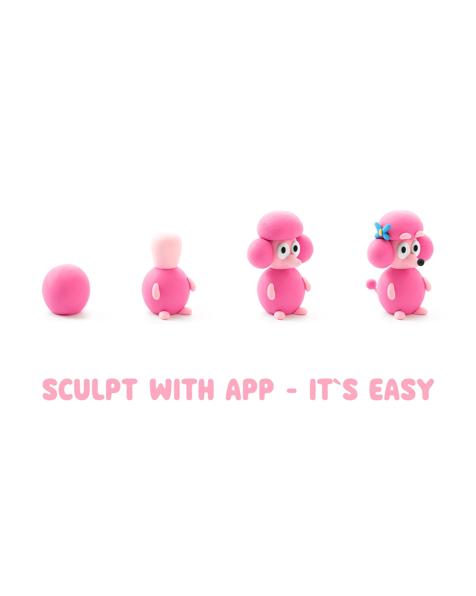 Hey Clay Bluey & Friends Set