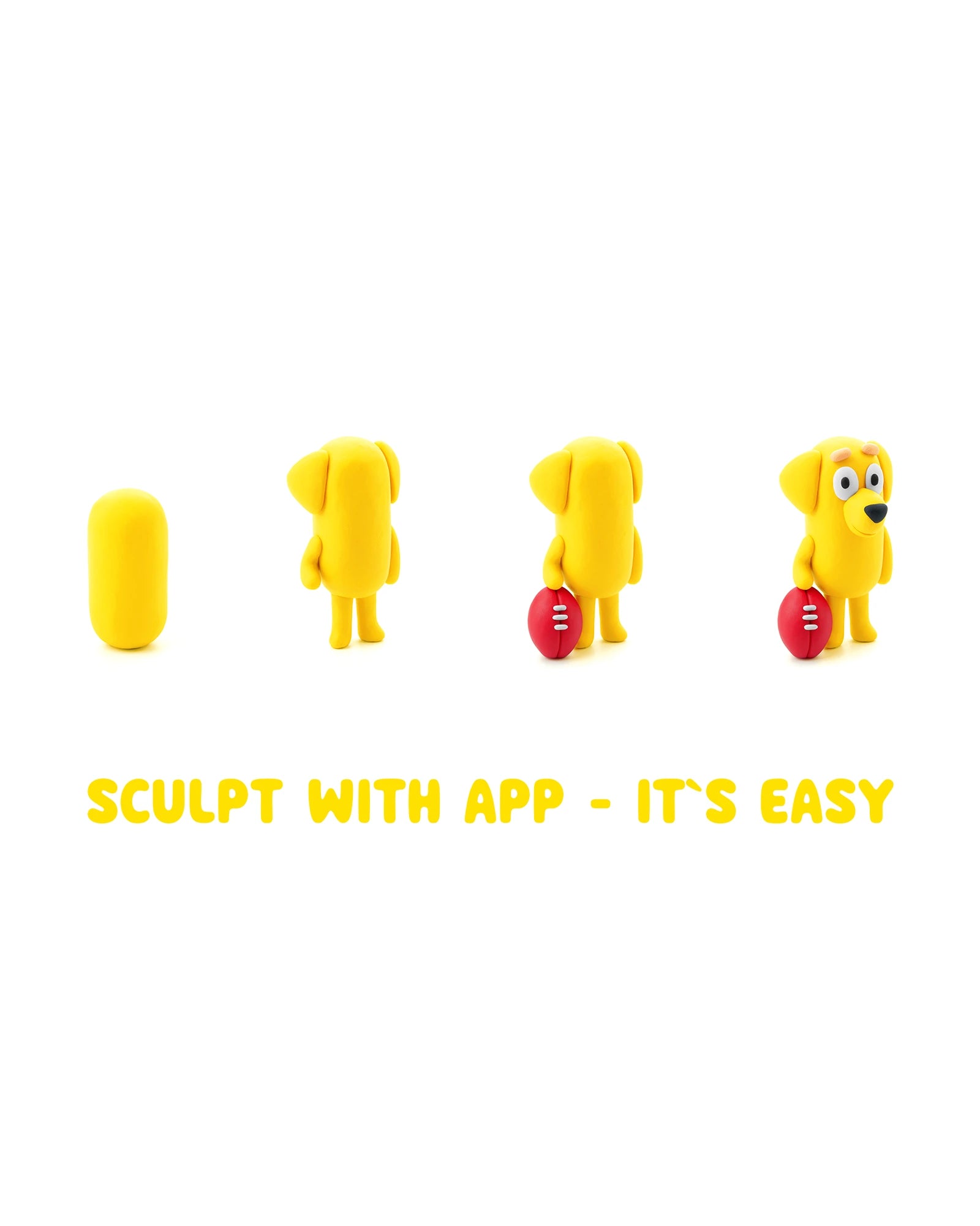 Hey Clay Bluey & Friends Set