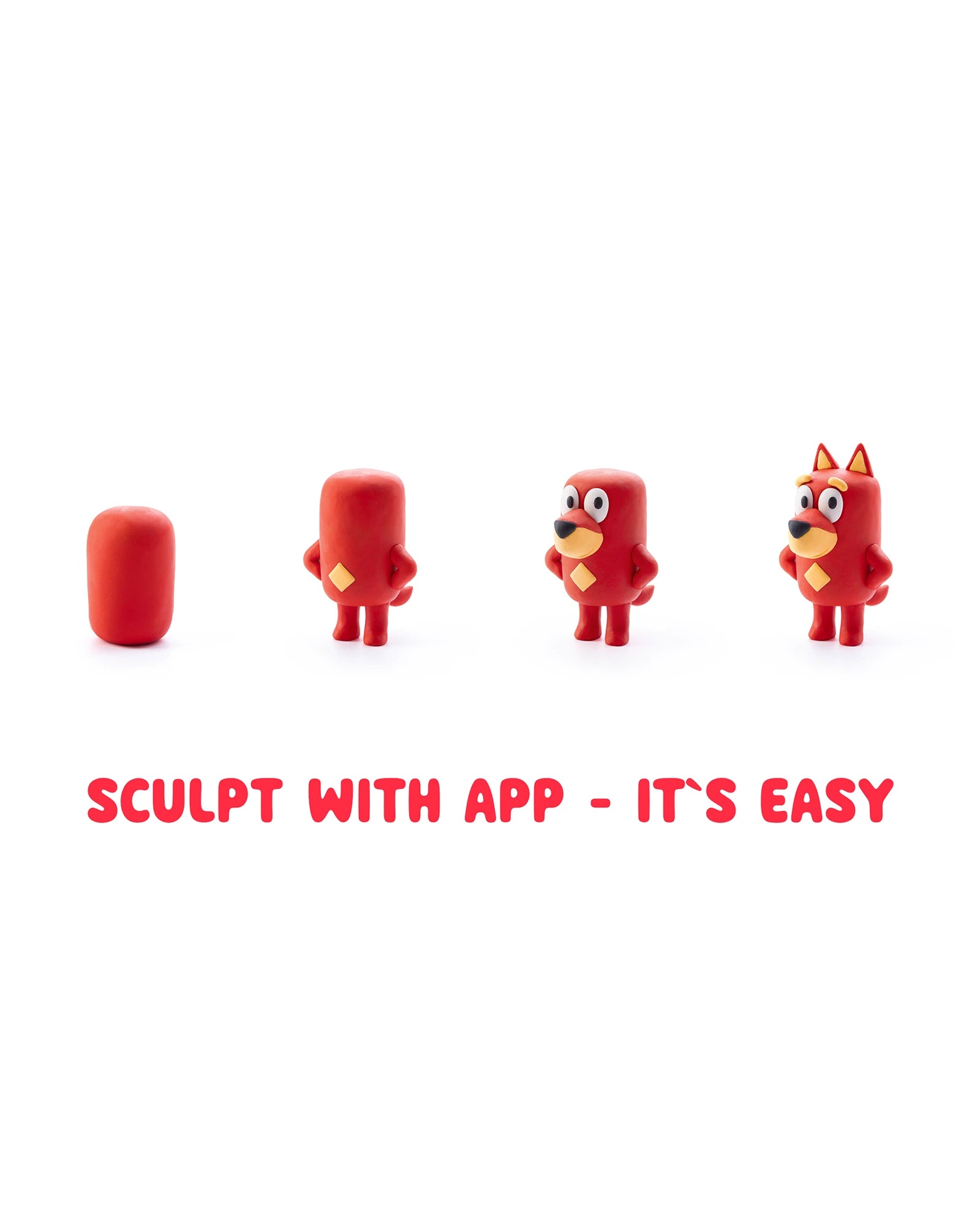 Hey Clay Bluey & Friends Set