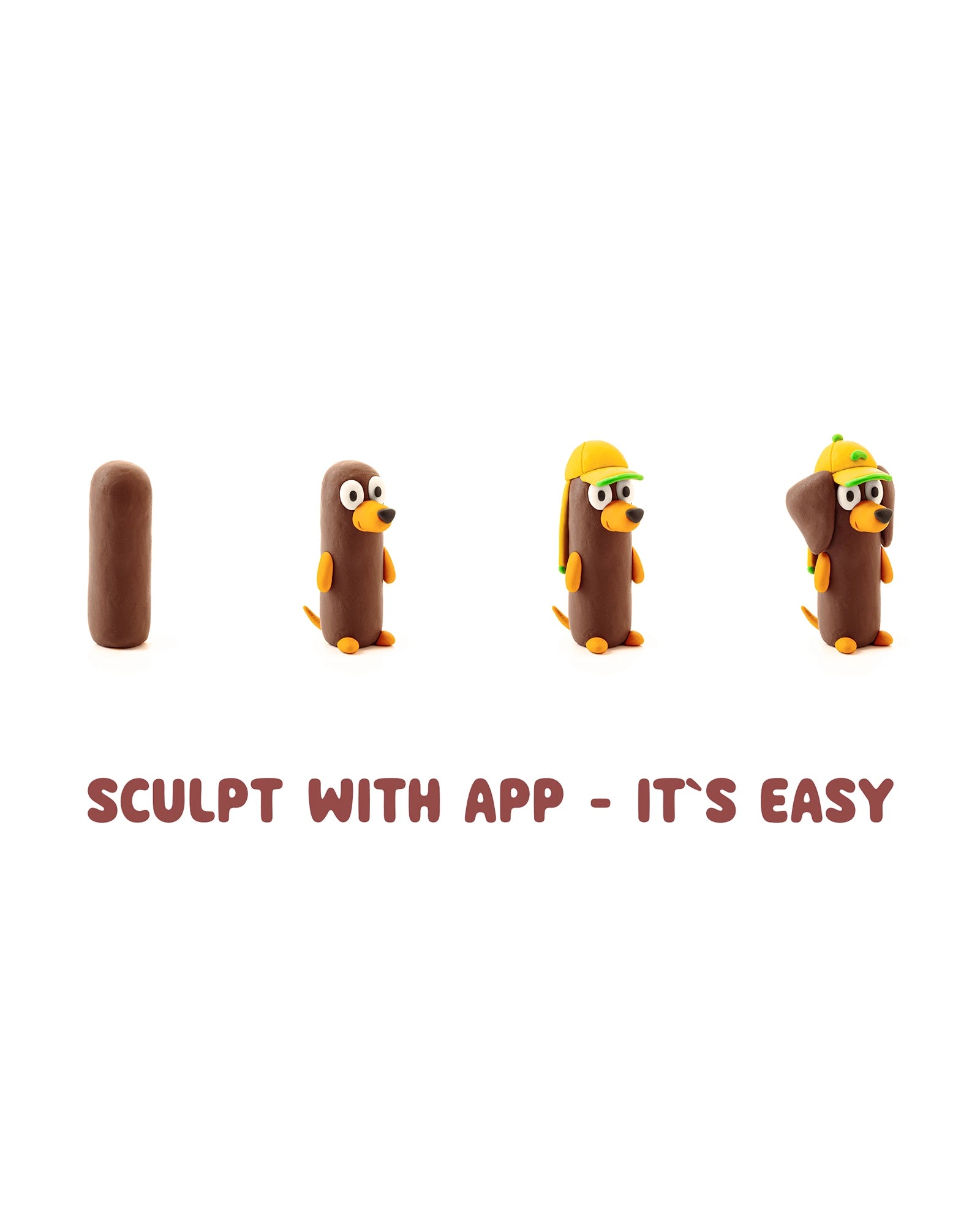 Hey Clay Bluey & Friends Set