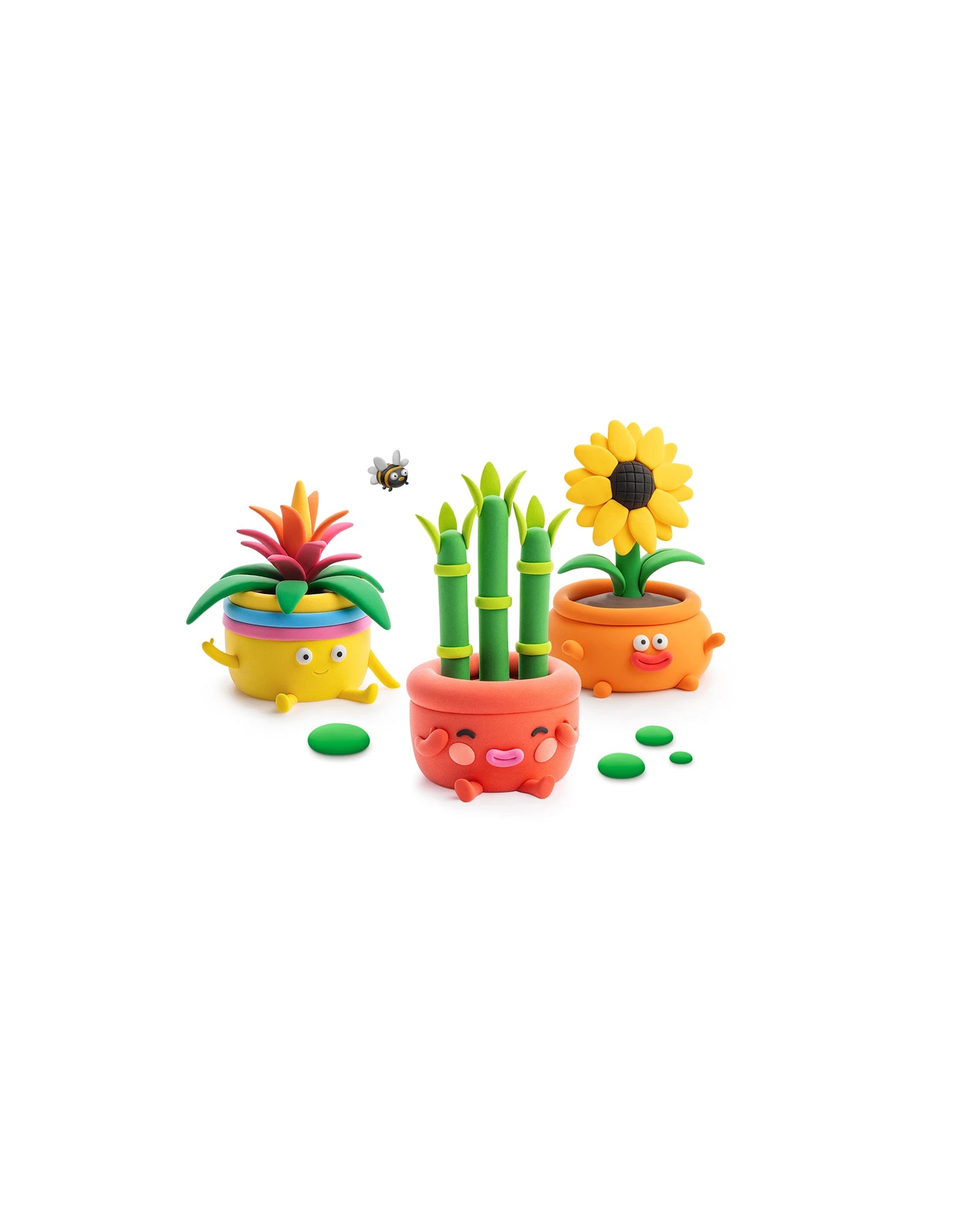 Hey Clay Plant Friends Set