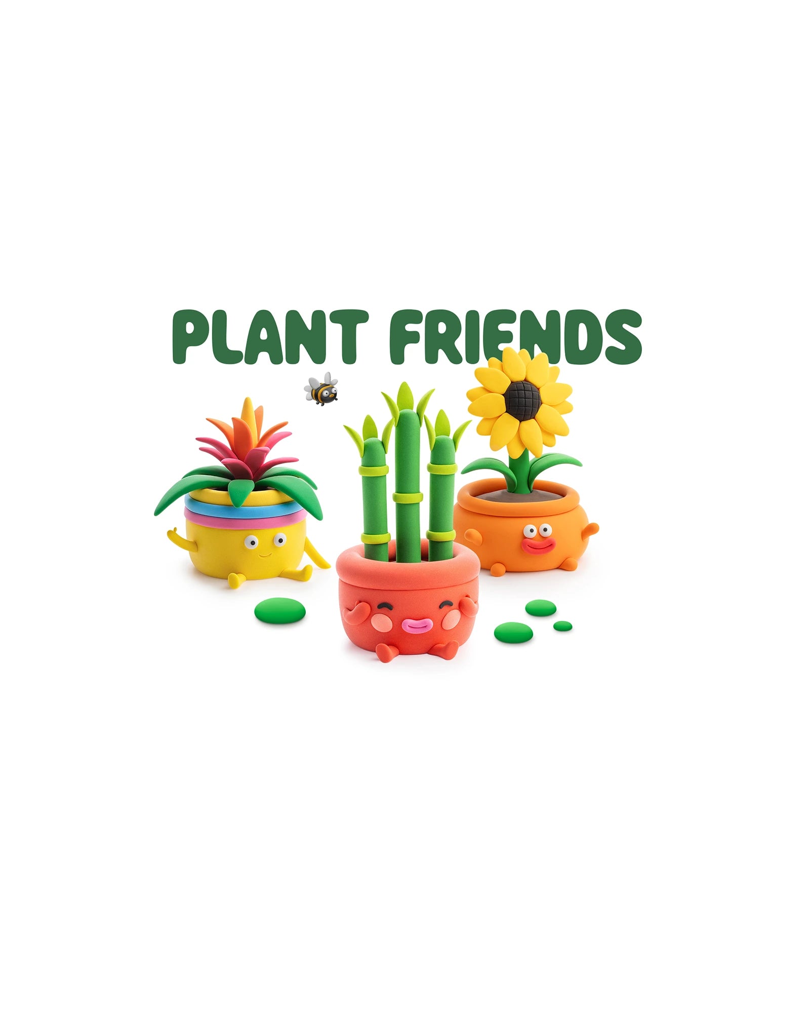 Hey Clay Plant Friends Set