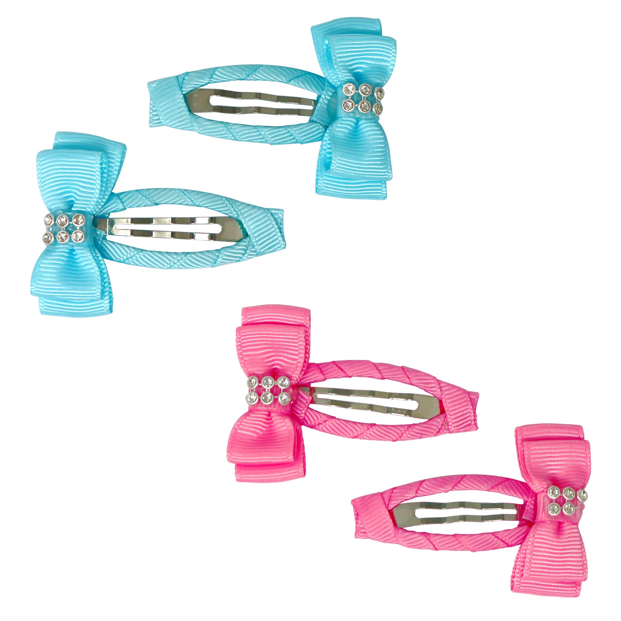 Ribbon Bow Hair Clips - Assorted
