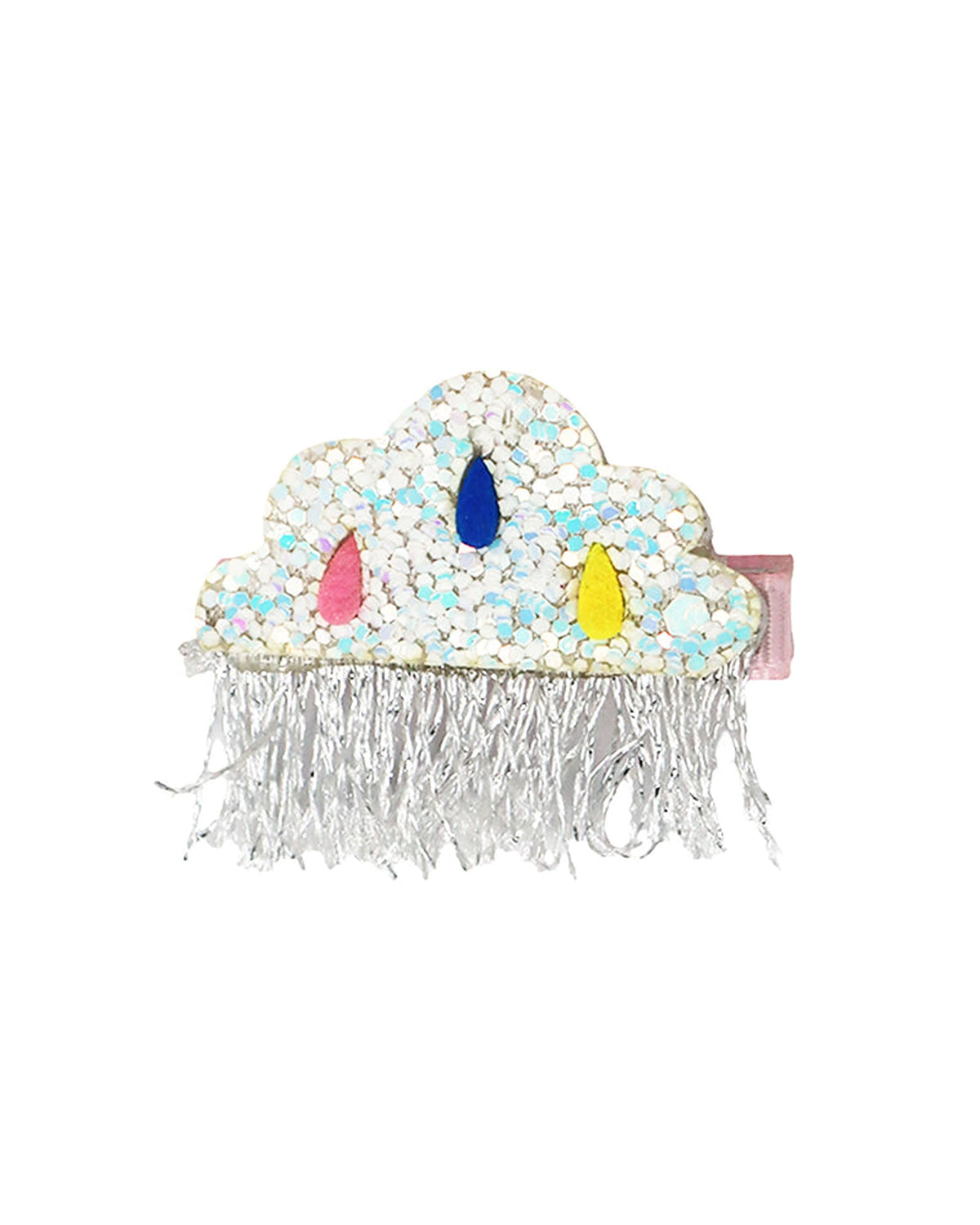 Glitter Rainbow and Cloud Hair Clips