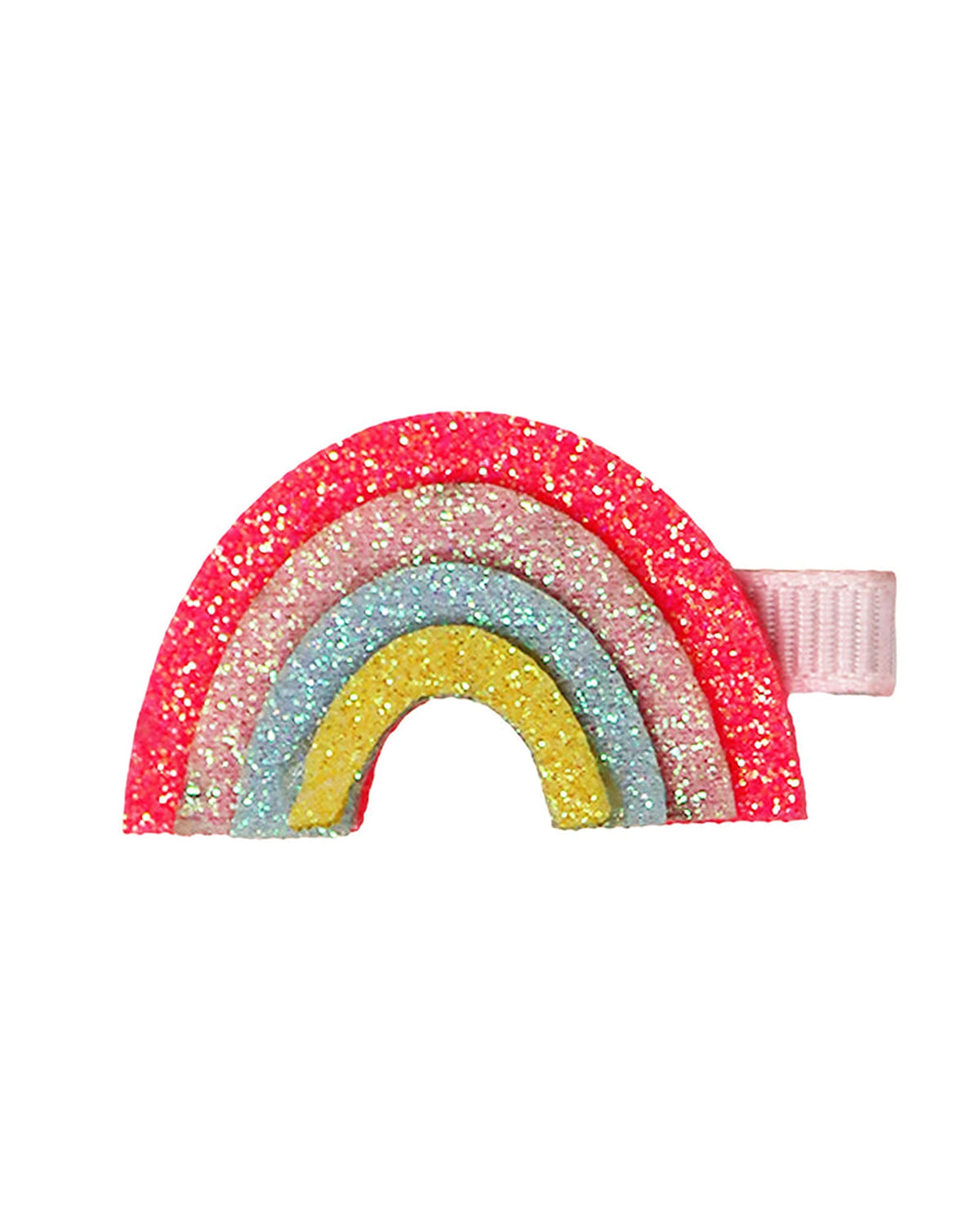Glitter Rainbow and Cloud Hair Clips