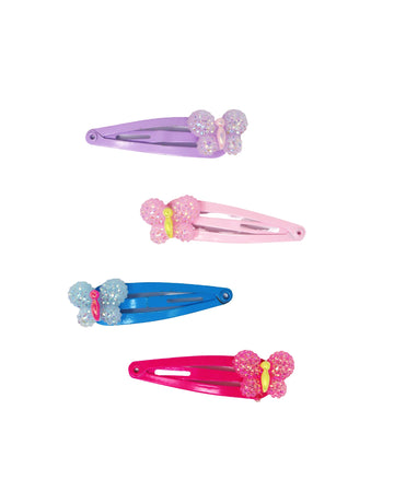 Sparkle Butterfly Hair Clips