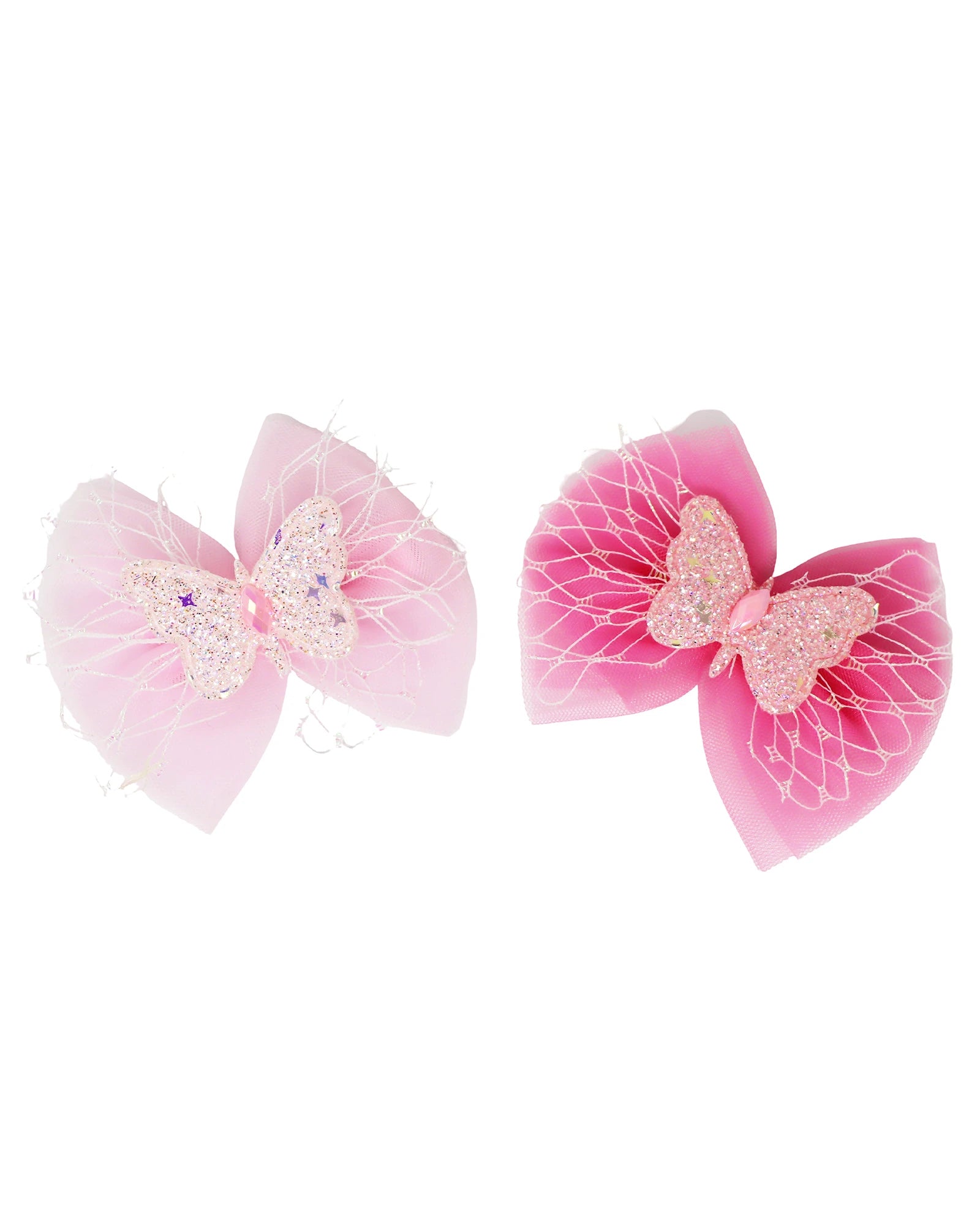 Glitter Butterfly Bow Hair Clip