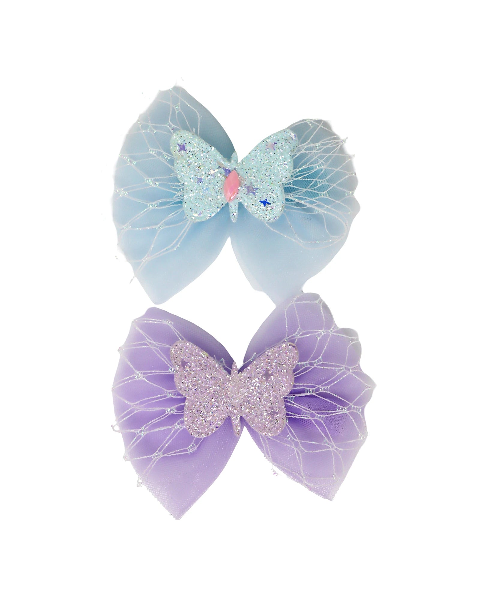 Glitter Butterfly Bow Hair Clip