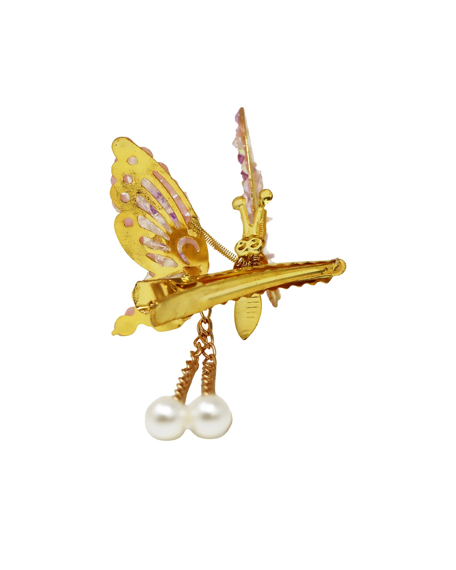 Embellished flutter Fly Hair Clip