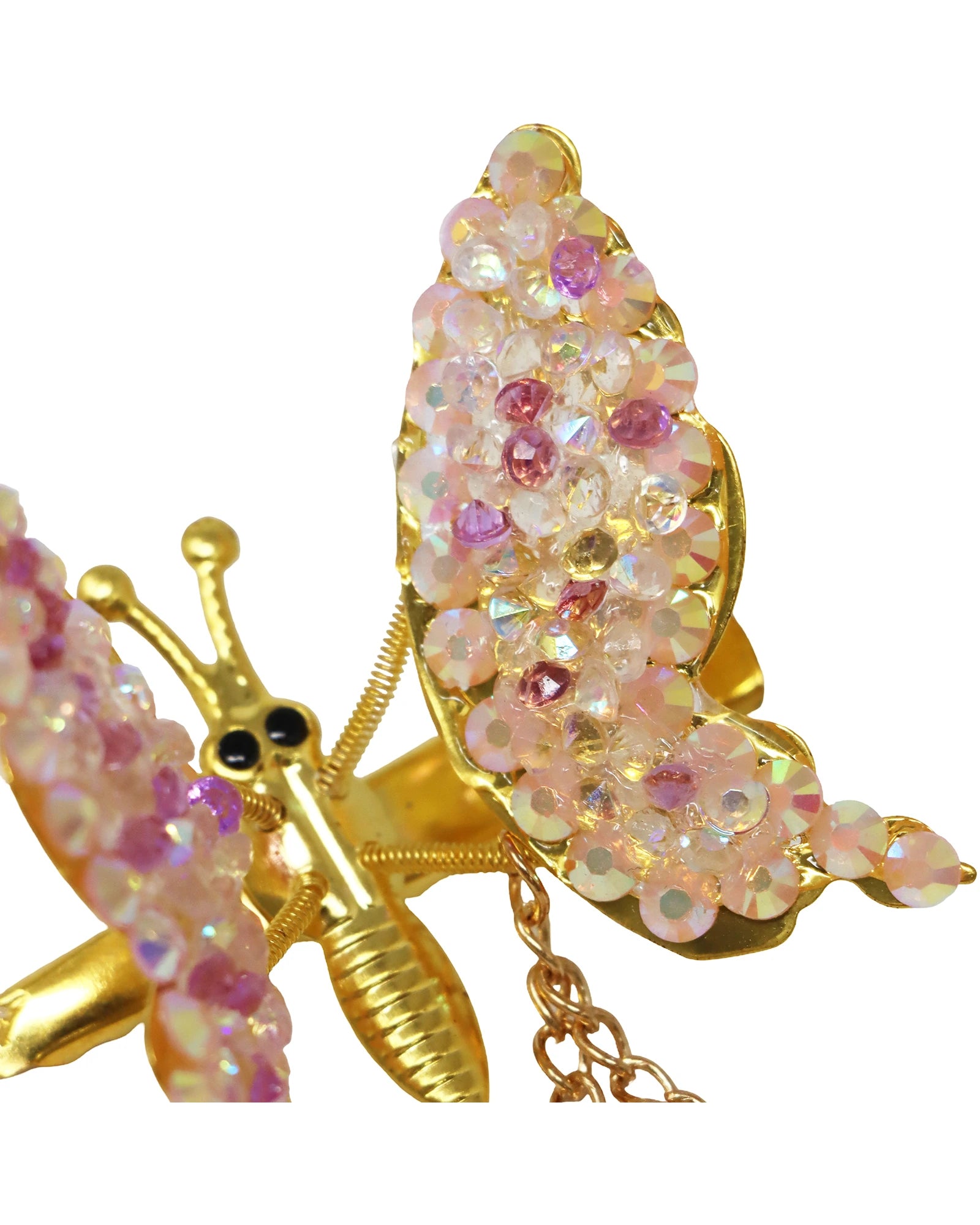 Embellished flutter Fly Hair Clip