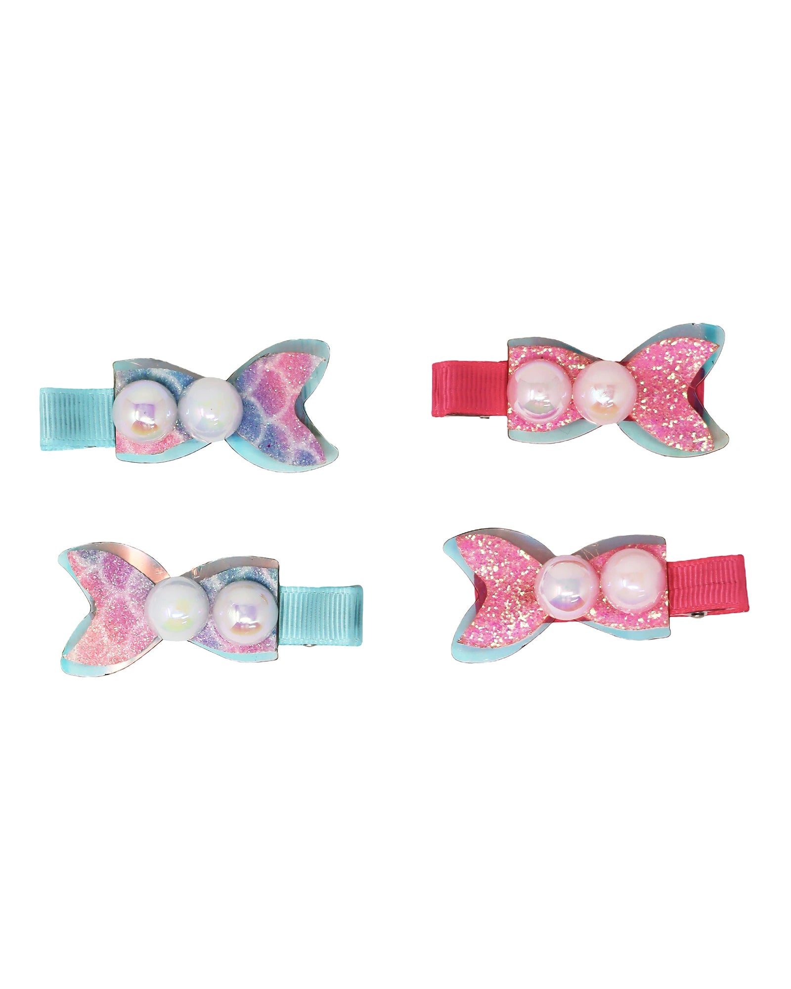 Pearl Mermaid Tail Hair Clips