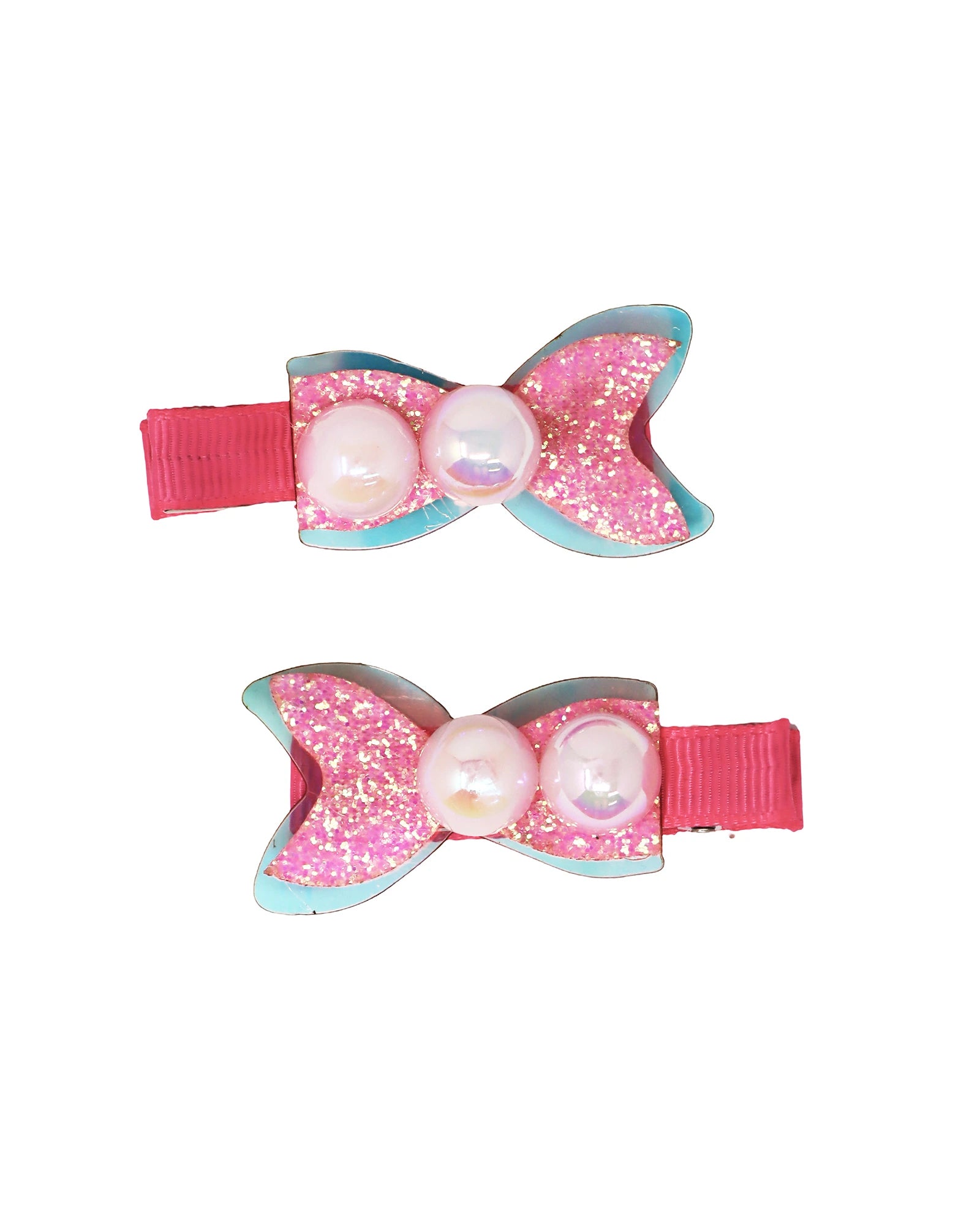 Pearl Mermaid Tail Hair Clips