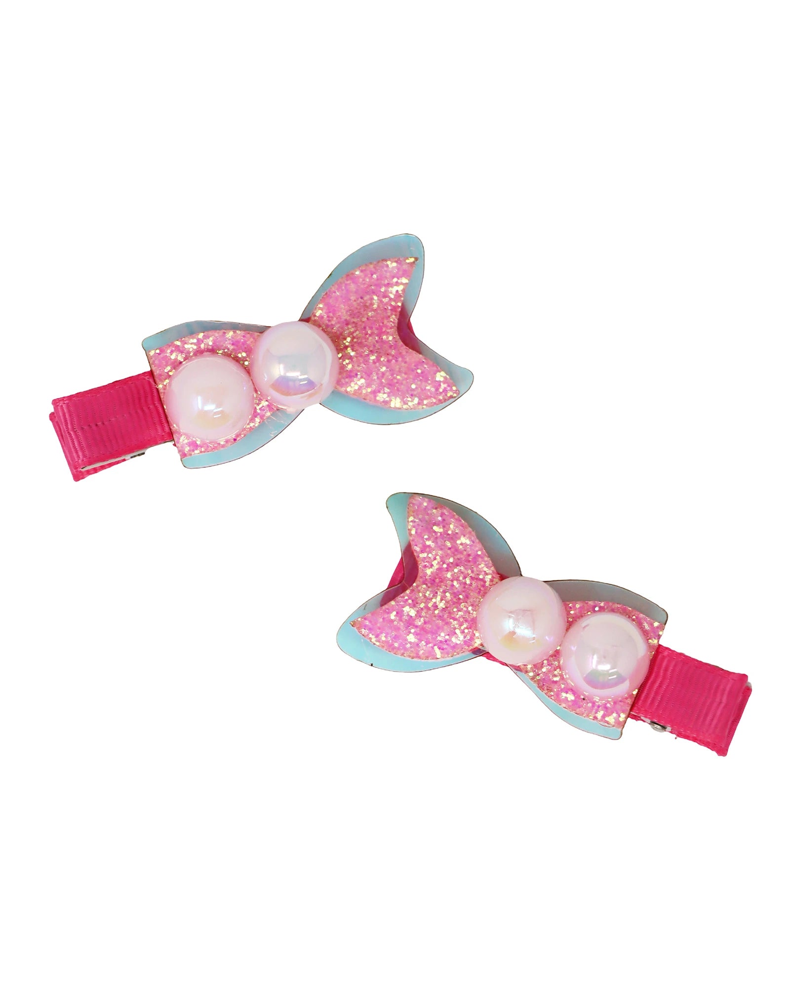 Pearl Mermaid Tail Hair Clips