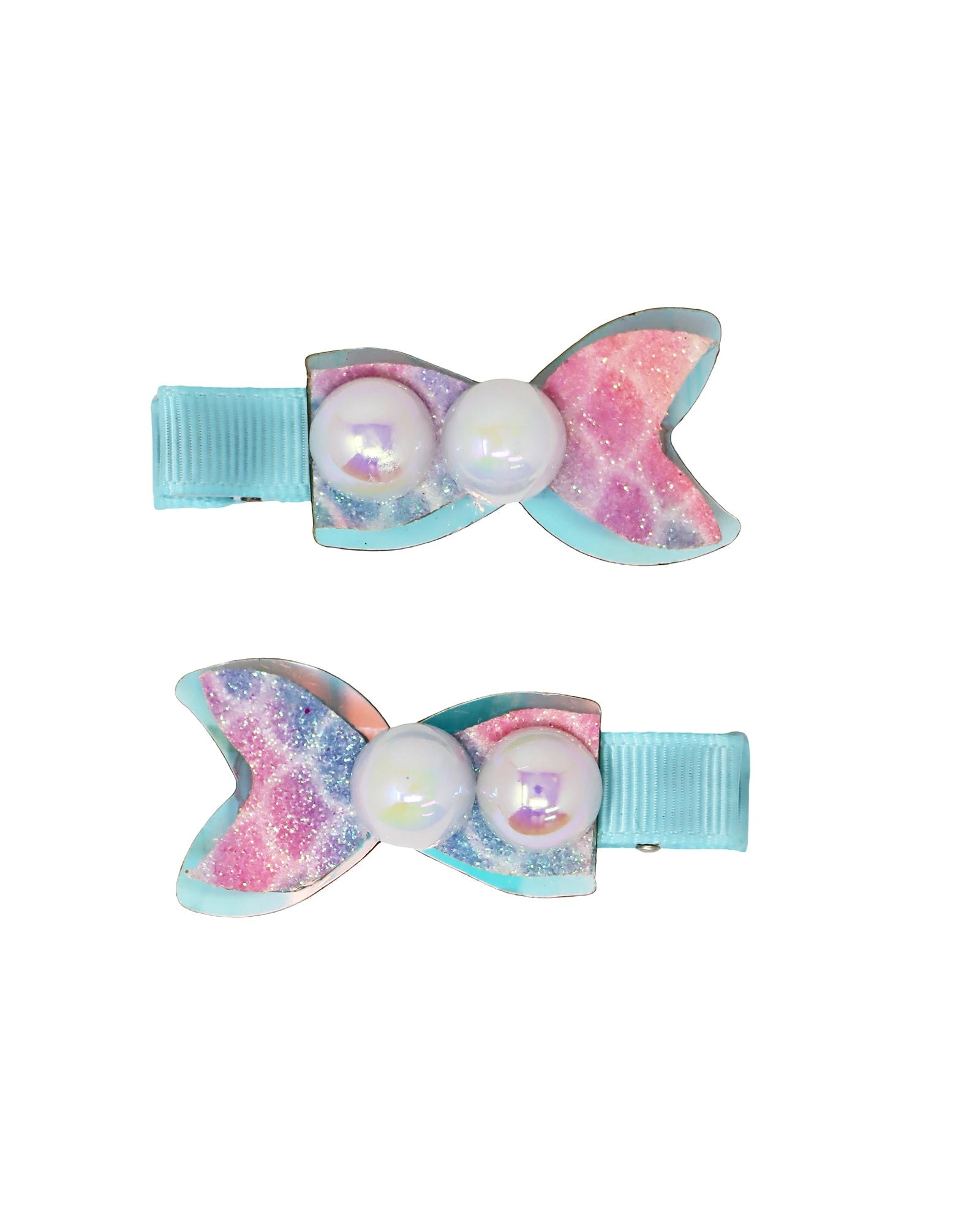 Pearl Mermaid Tail Hair Clips