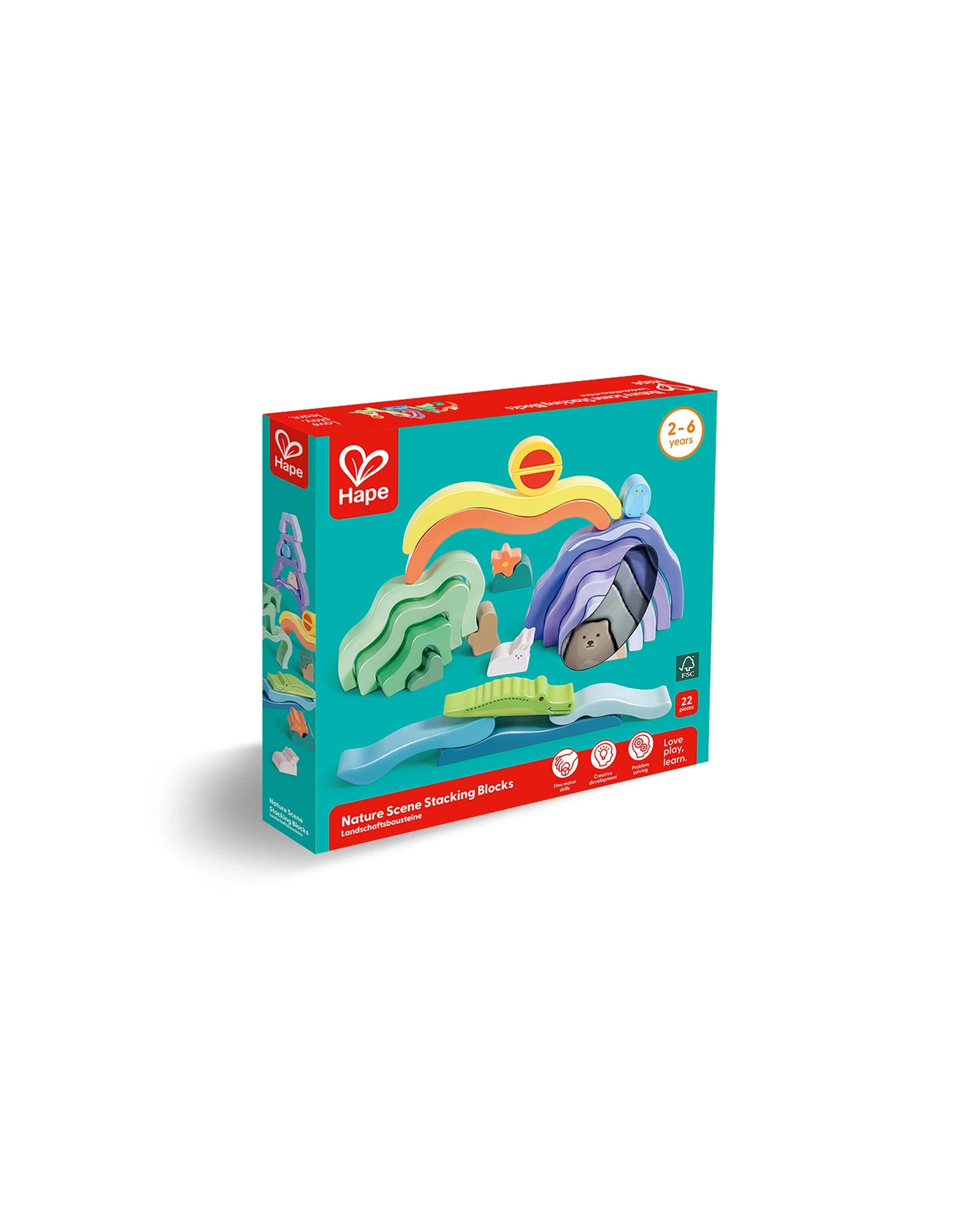 Hape Nature Scene Stacking Blocks