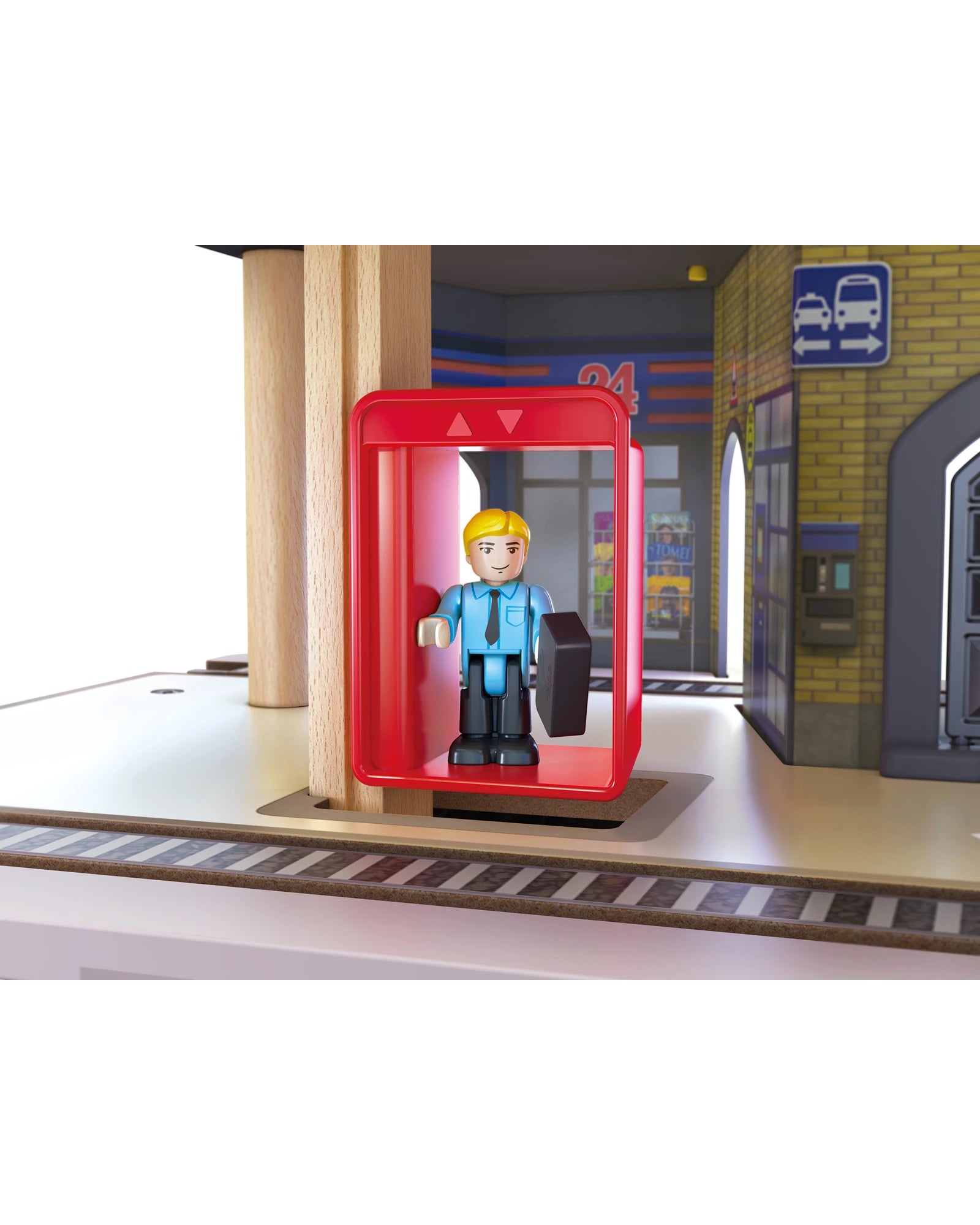 Hape Multi-Level Railway City Set